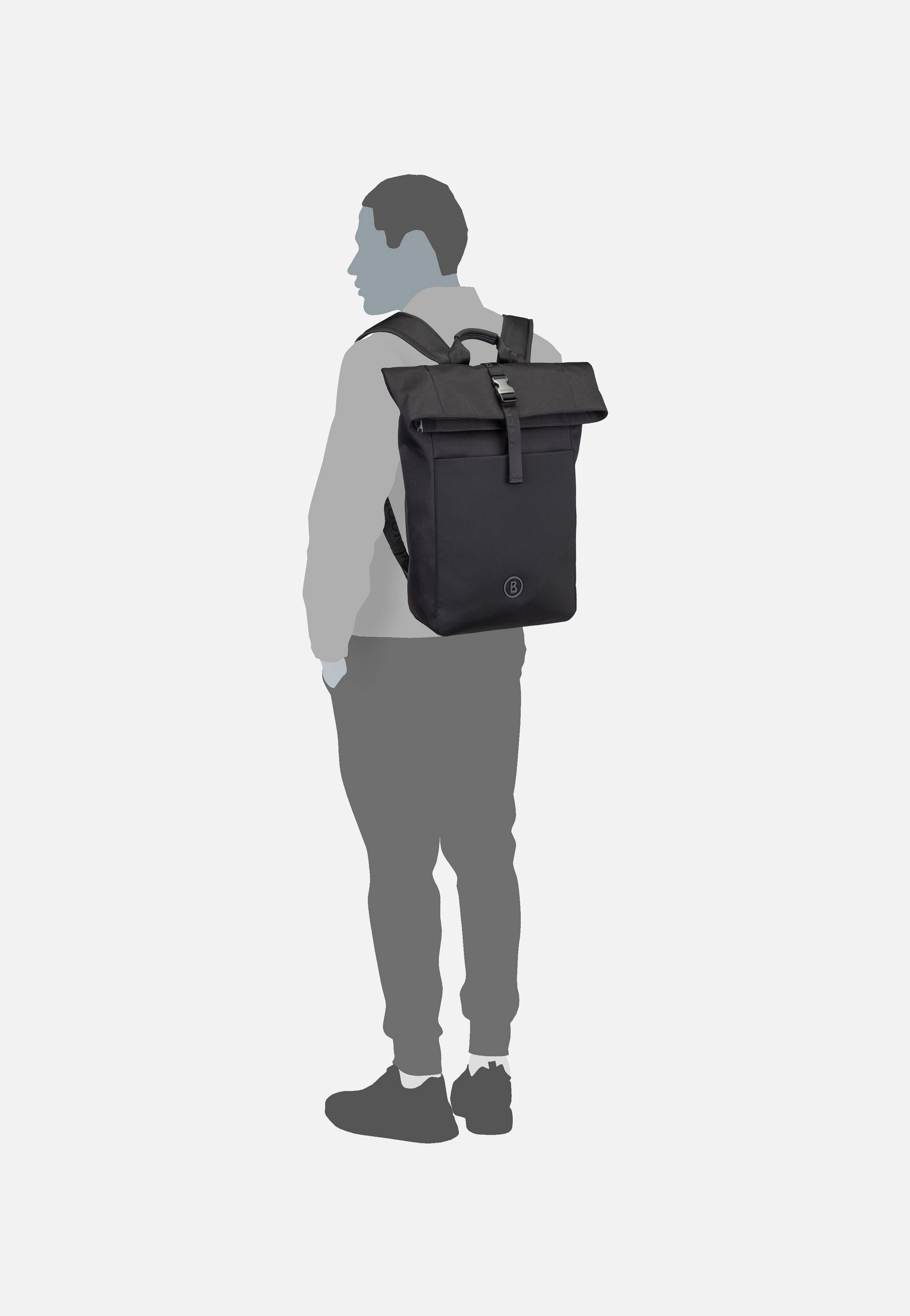 Bogner - Arolla Leon LVF Black - Rolltop Backpack | Men-Image
