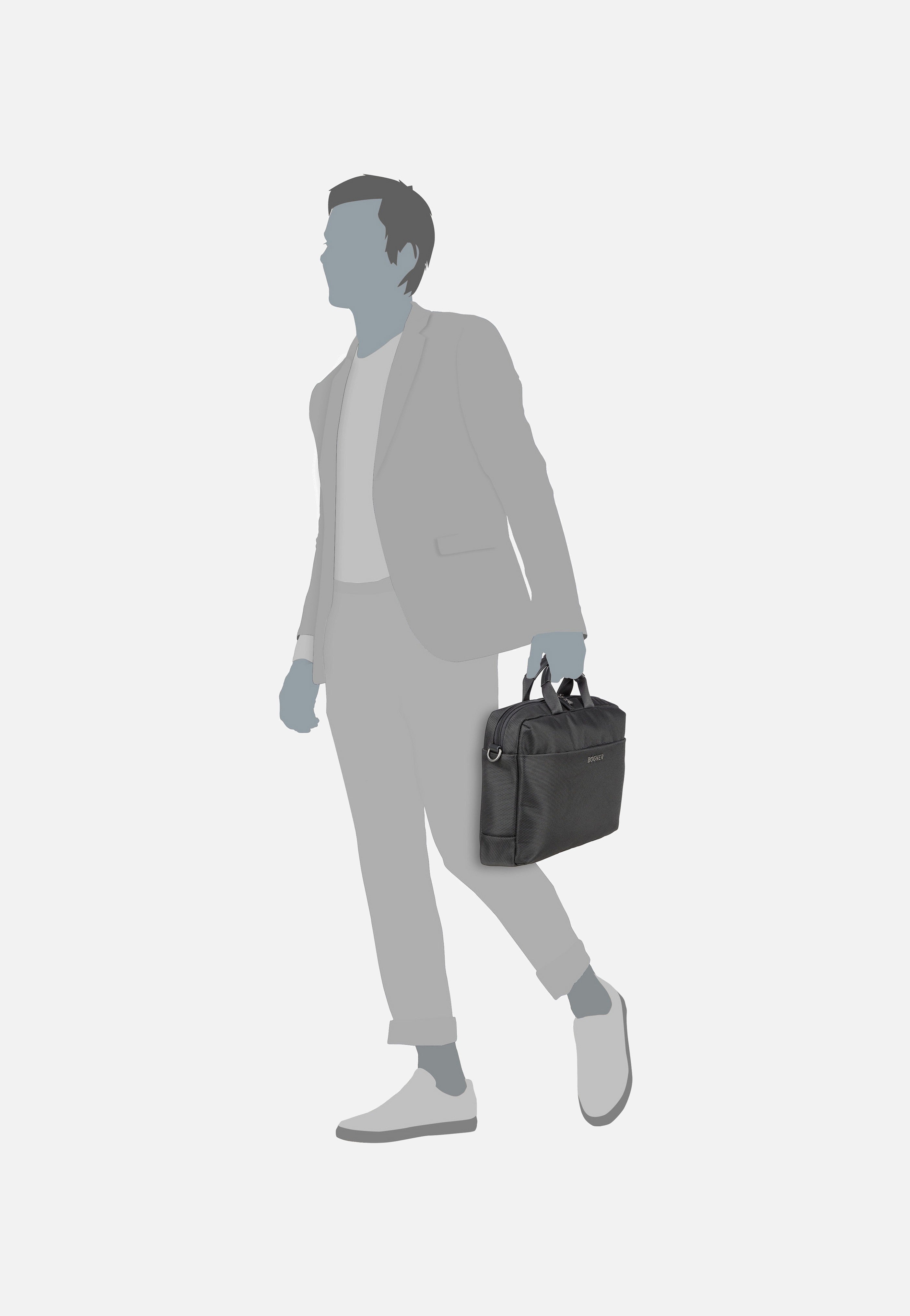 Bogner - Keystone Mattis BriefBag SHZ Black - Briefcase | Men-Image