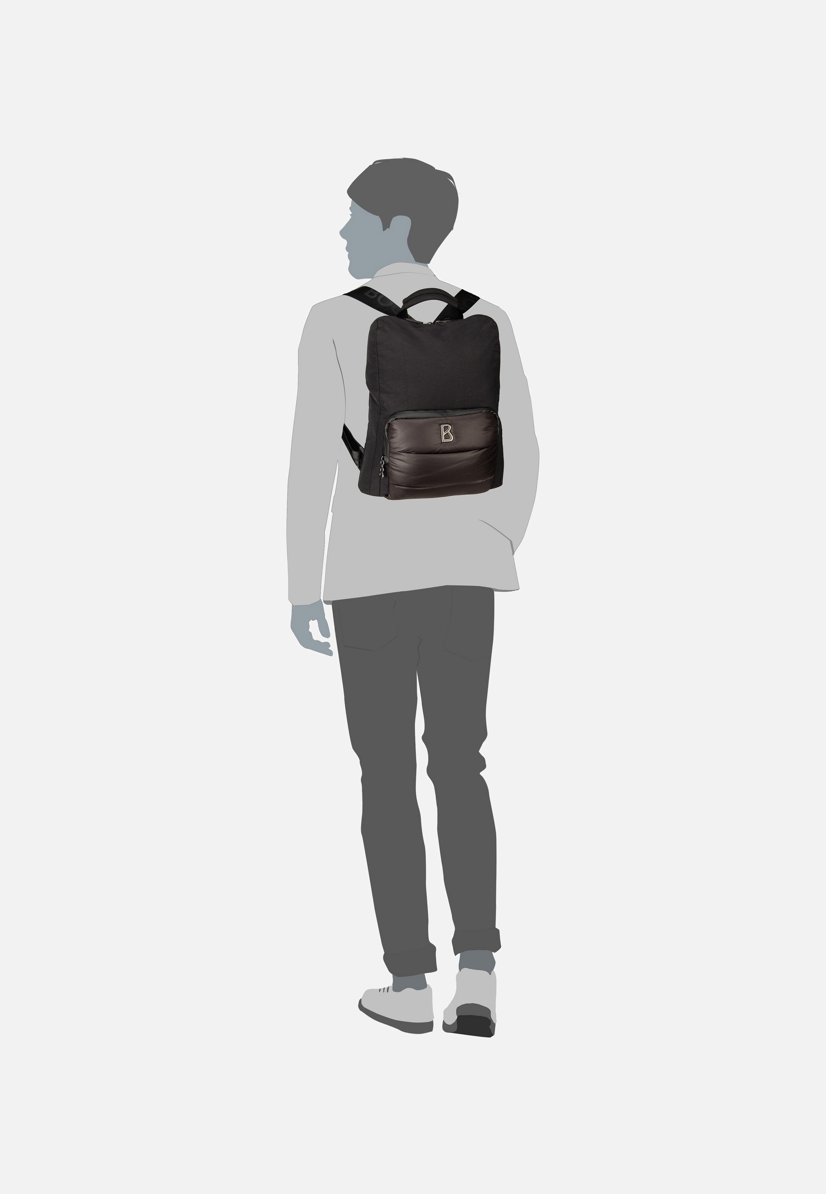 bogner leather backpack Bogner Monarch Maxi SVZ Black - Rucksack