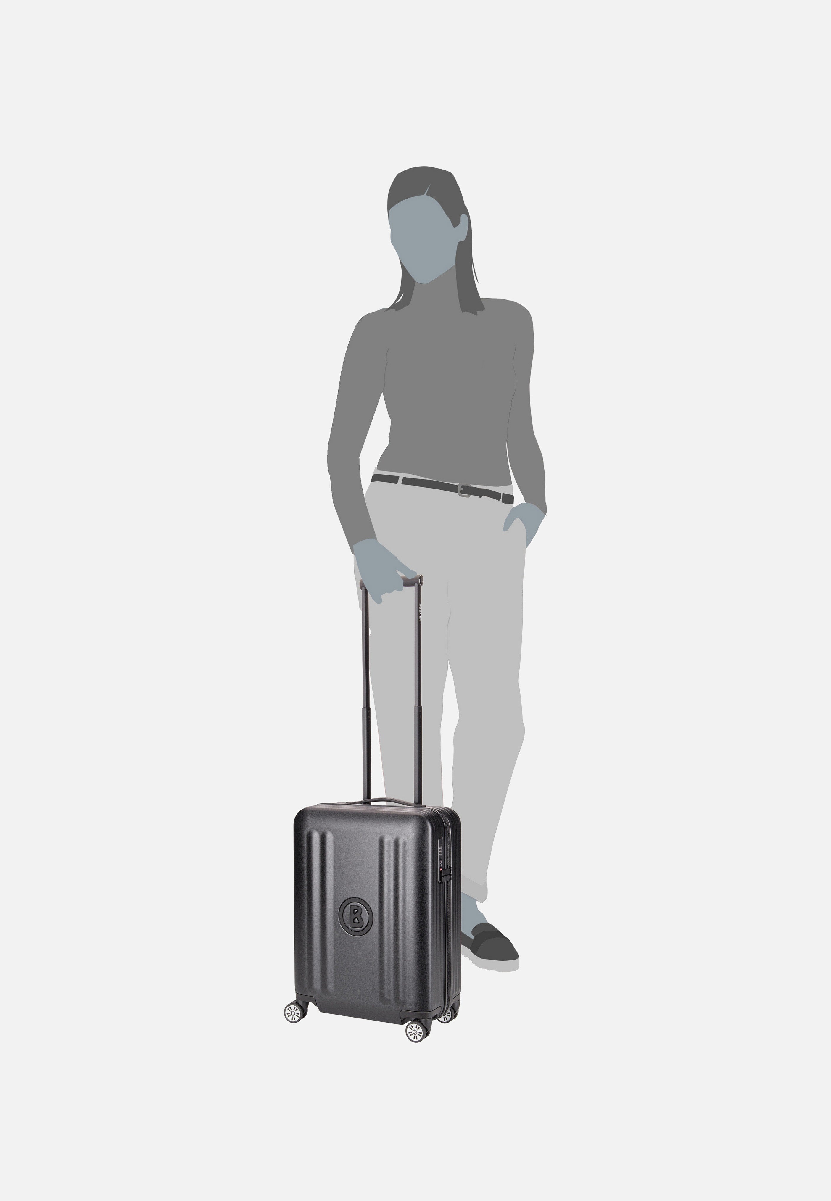 Bogner - Piz Tamaro C55 Trolleycase SVZ 4W Black - Suitcase | Women-Image