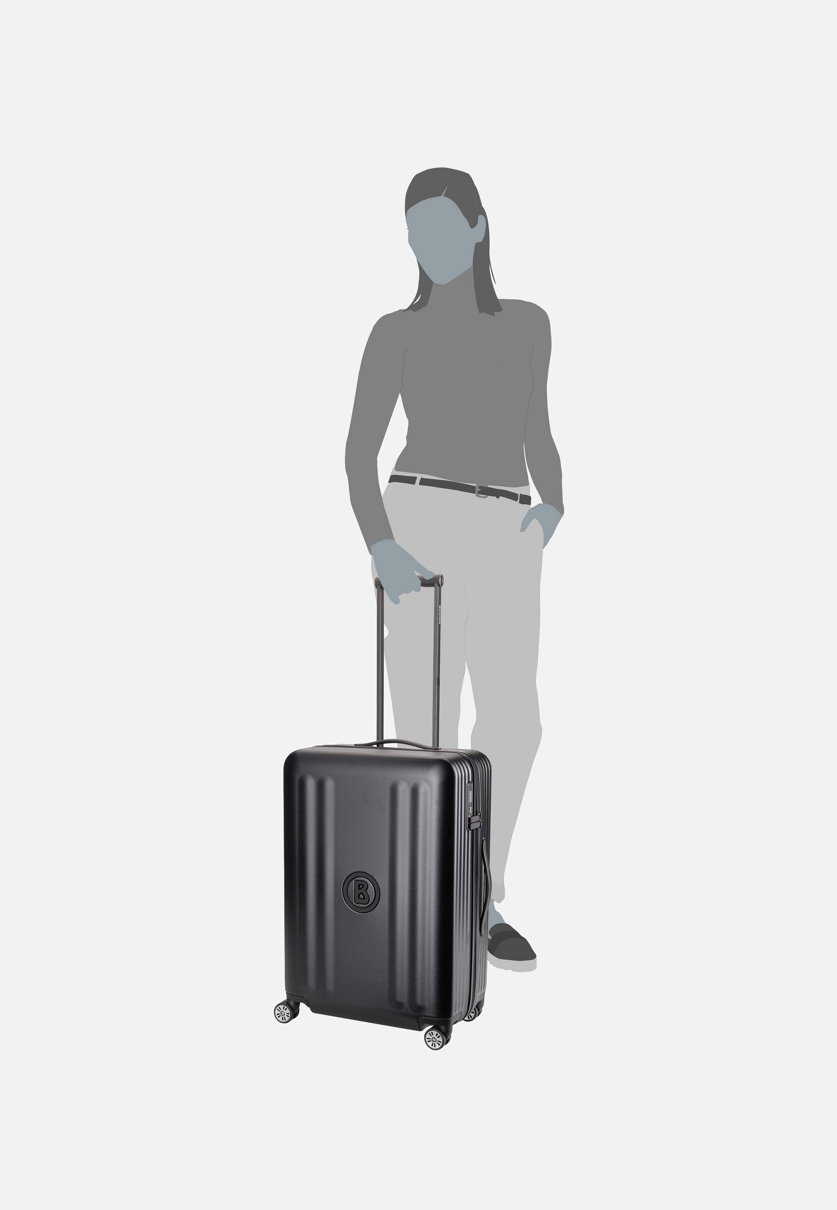 Bogner - Piz Tamaro C65 Trolleycase LVZ 4W Black - Suitcase | Women-Image