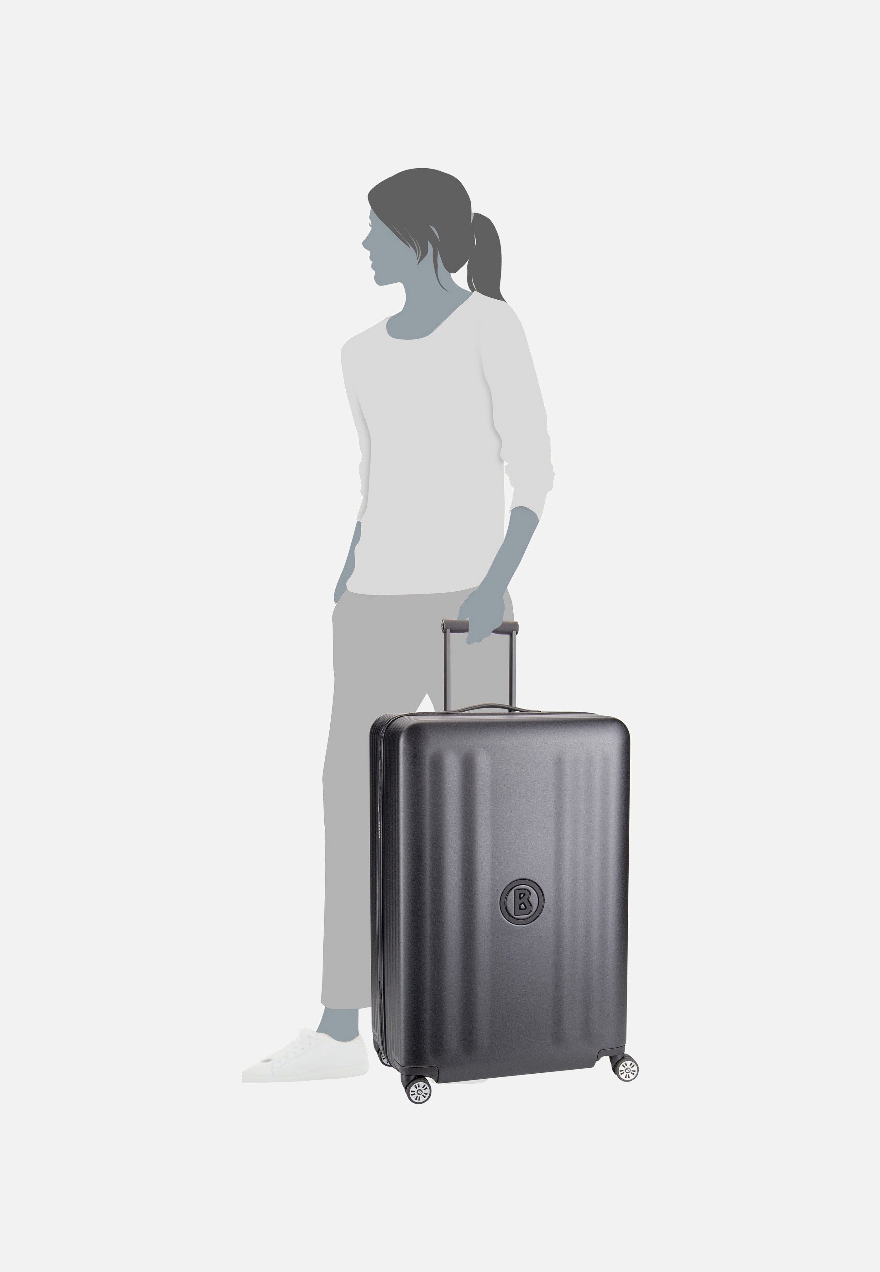 Bogner - Piz Tamaro C75 Trolleycase LVZ 4W Black - Suitcase | Women-Image