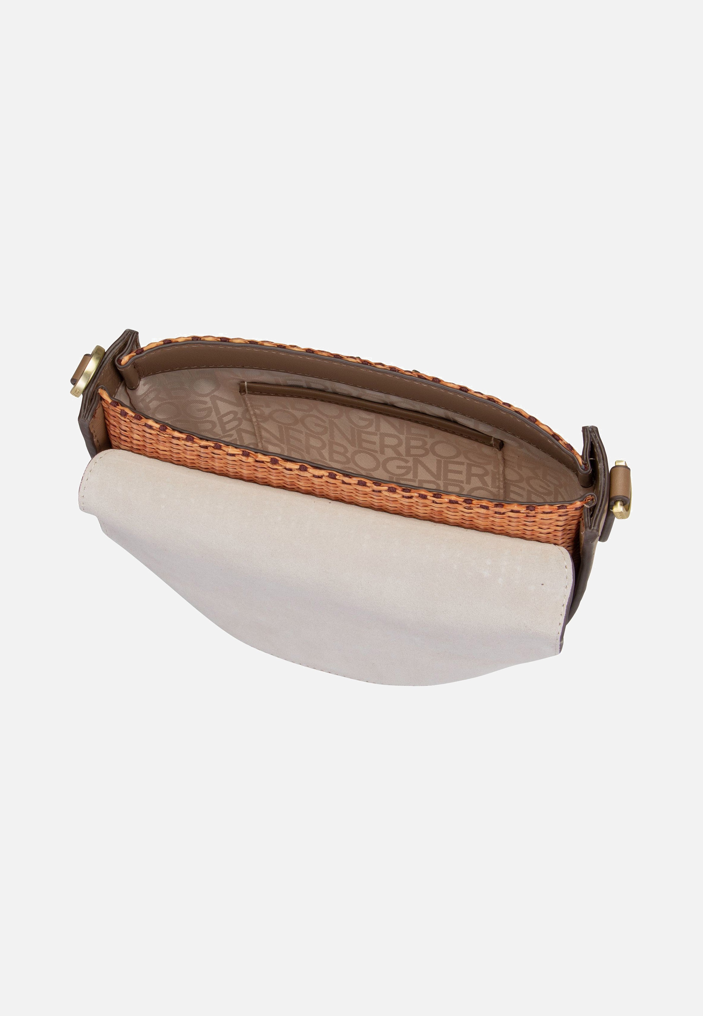 Bogner - Zuoz Rafia Cassy SHF Portabella - Saddle Bag | Women-Image