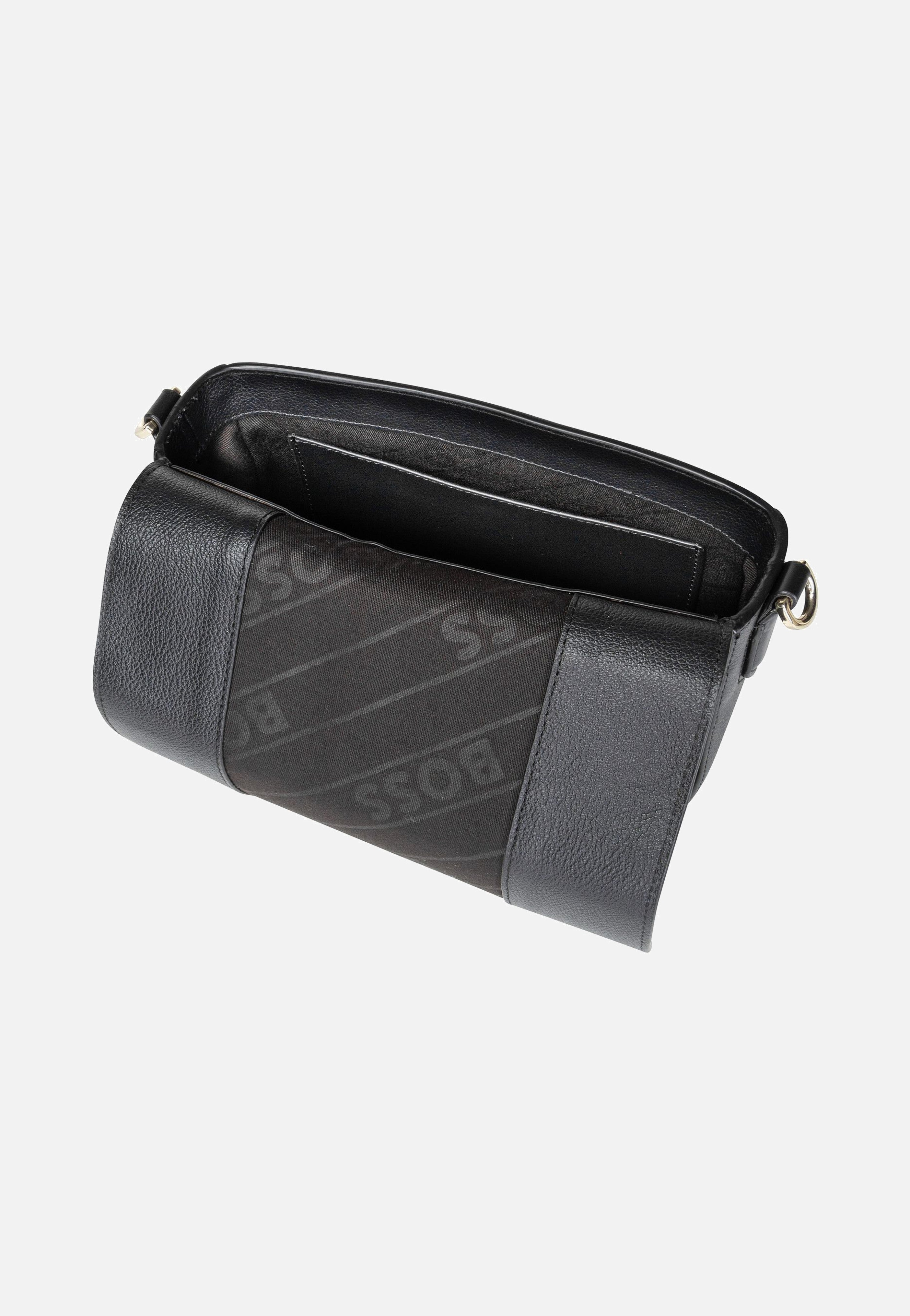BOSS - Alyce Flap BM 50535965 Black - Saddle Bag | Women-Image