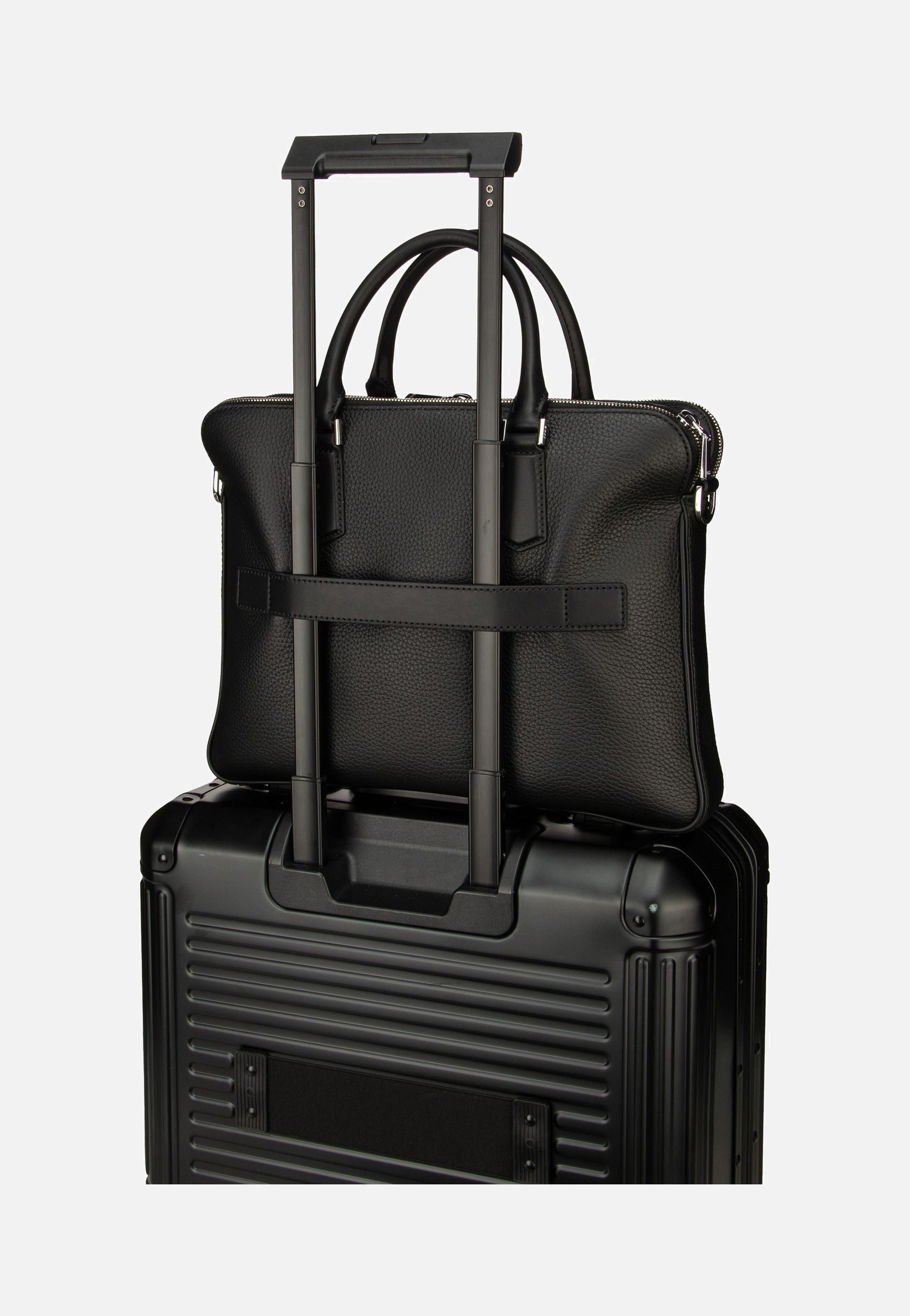 BOSS - New Crosstown 50529302 Black - Briefcase | Men-Image
