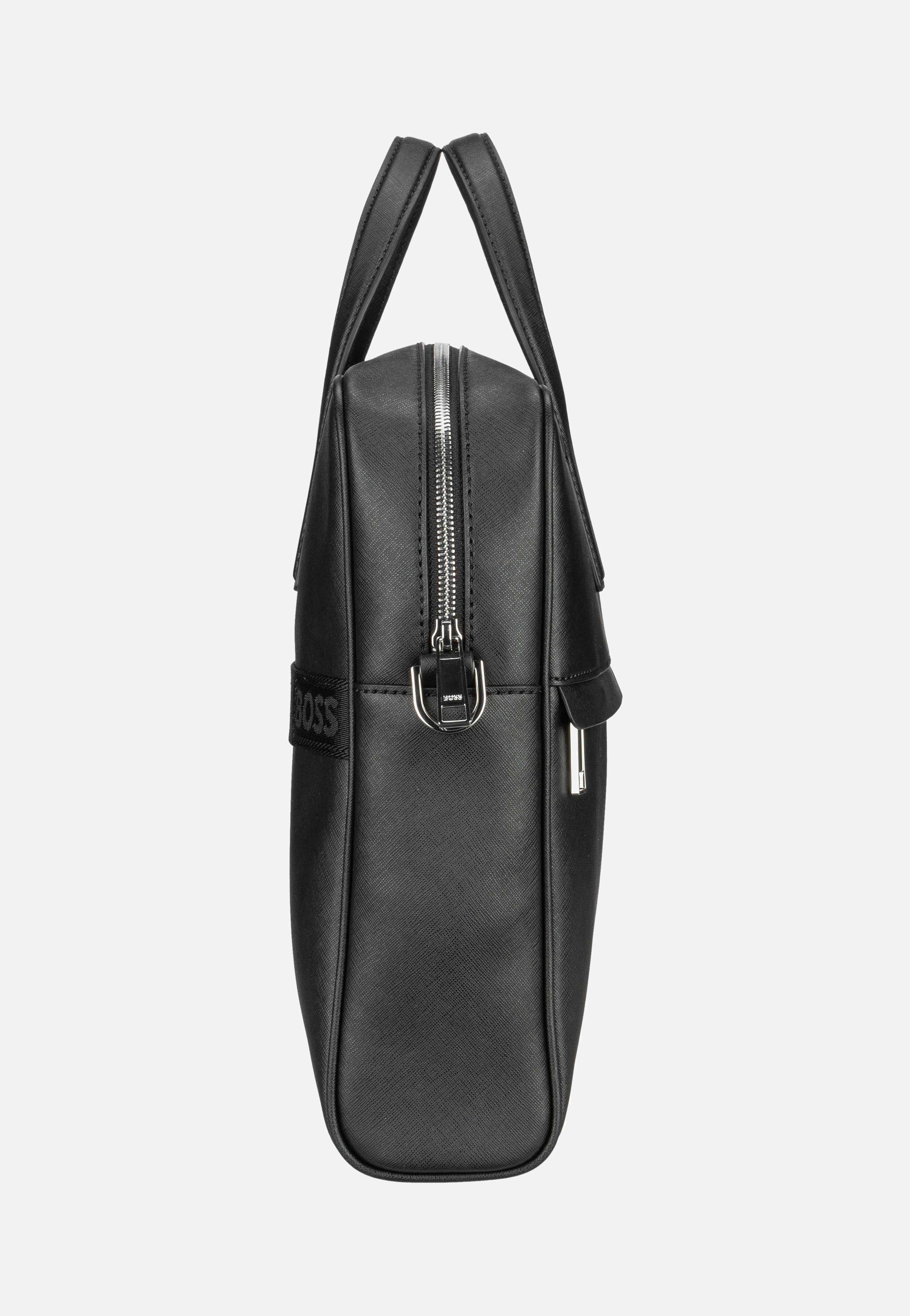 BOSS - Zair Small Document Case Black - Briefcase | Men-Image