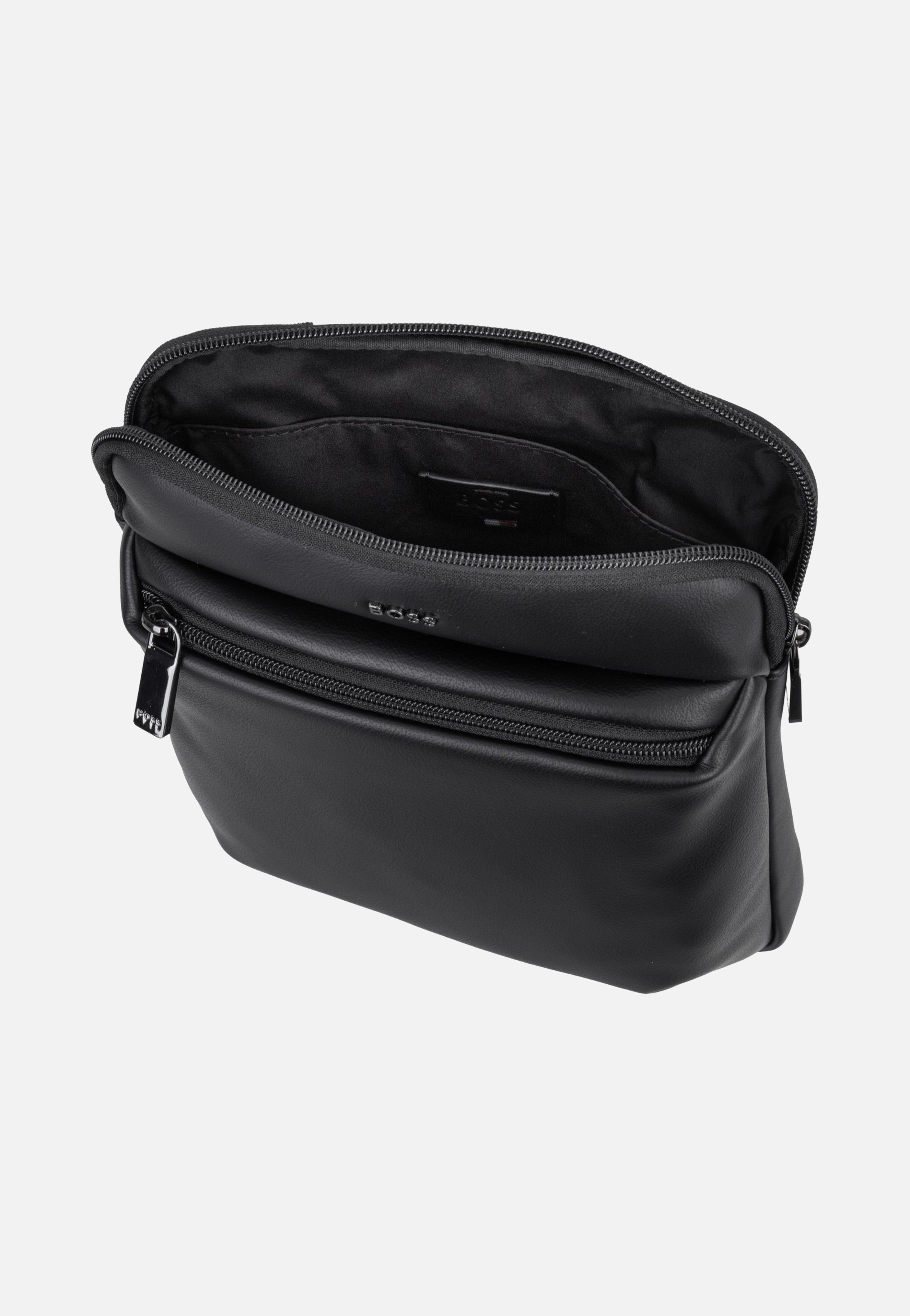 BOSS Jace Envelope Black Crossbody Bag