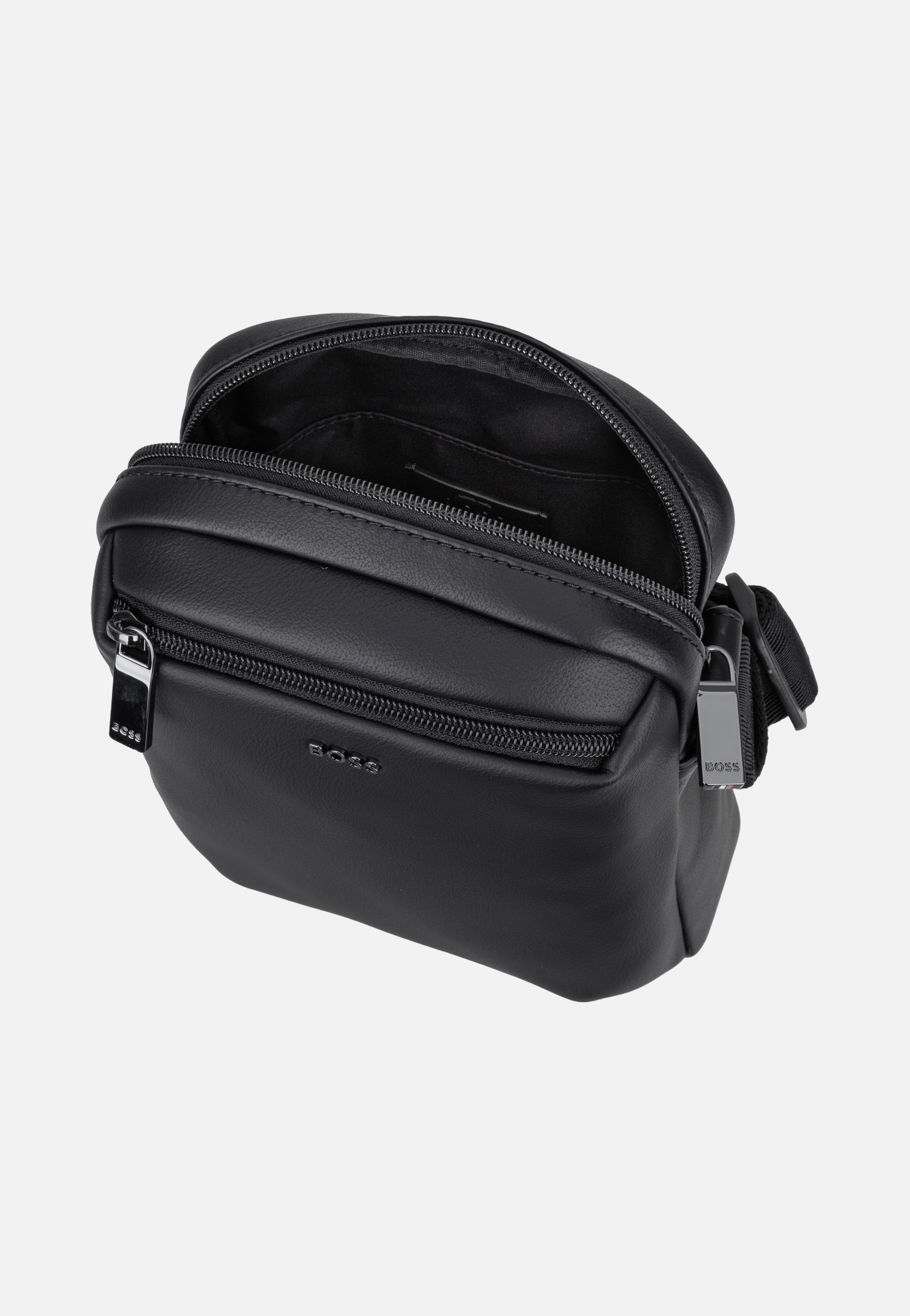 BOSS Jace NS Zip Black Crossbody Bag