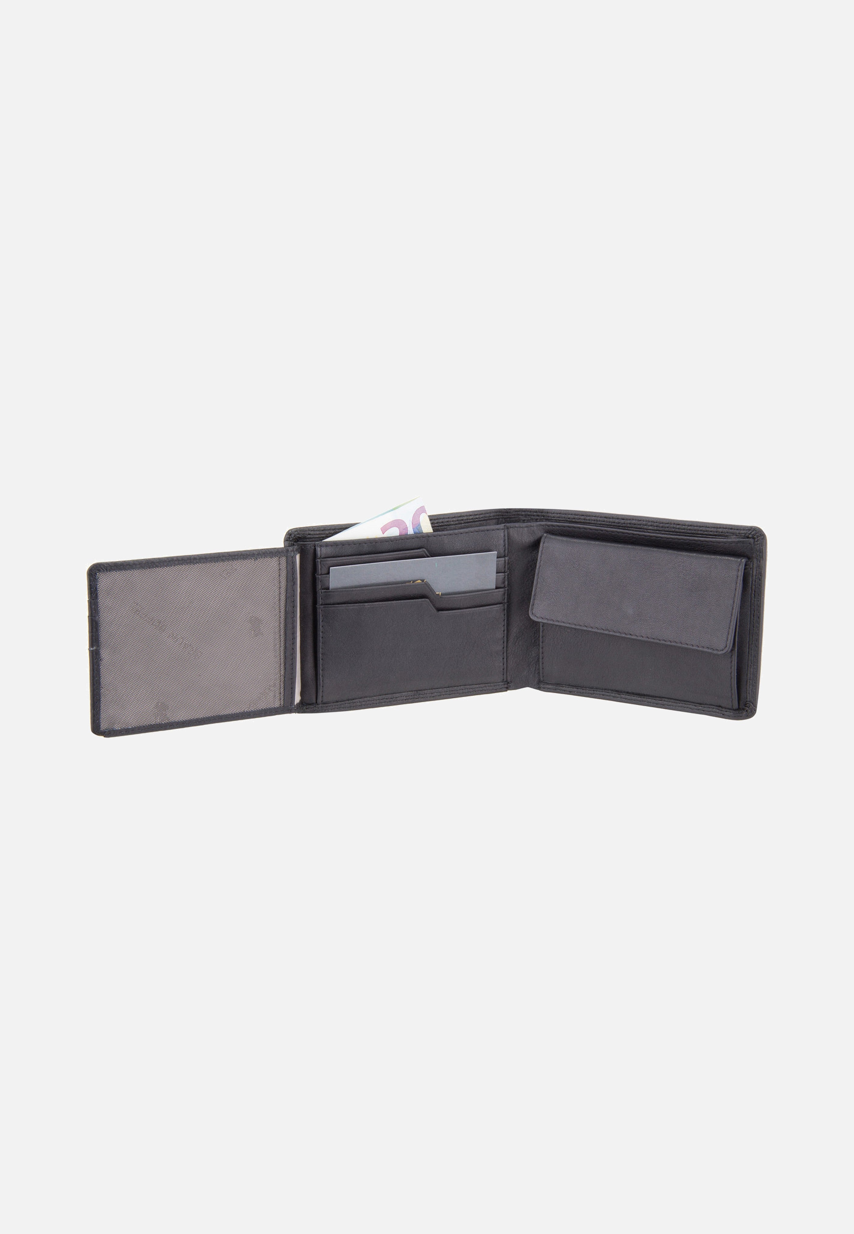 Braun Büffel - Golf Secure 90031 Schwarz - Wallet | Men-Image