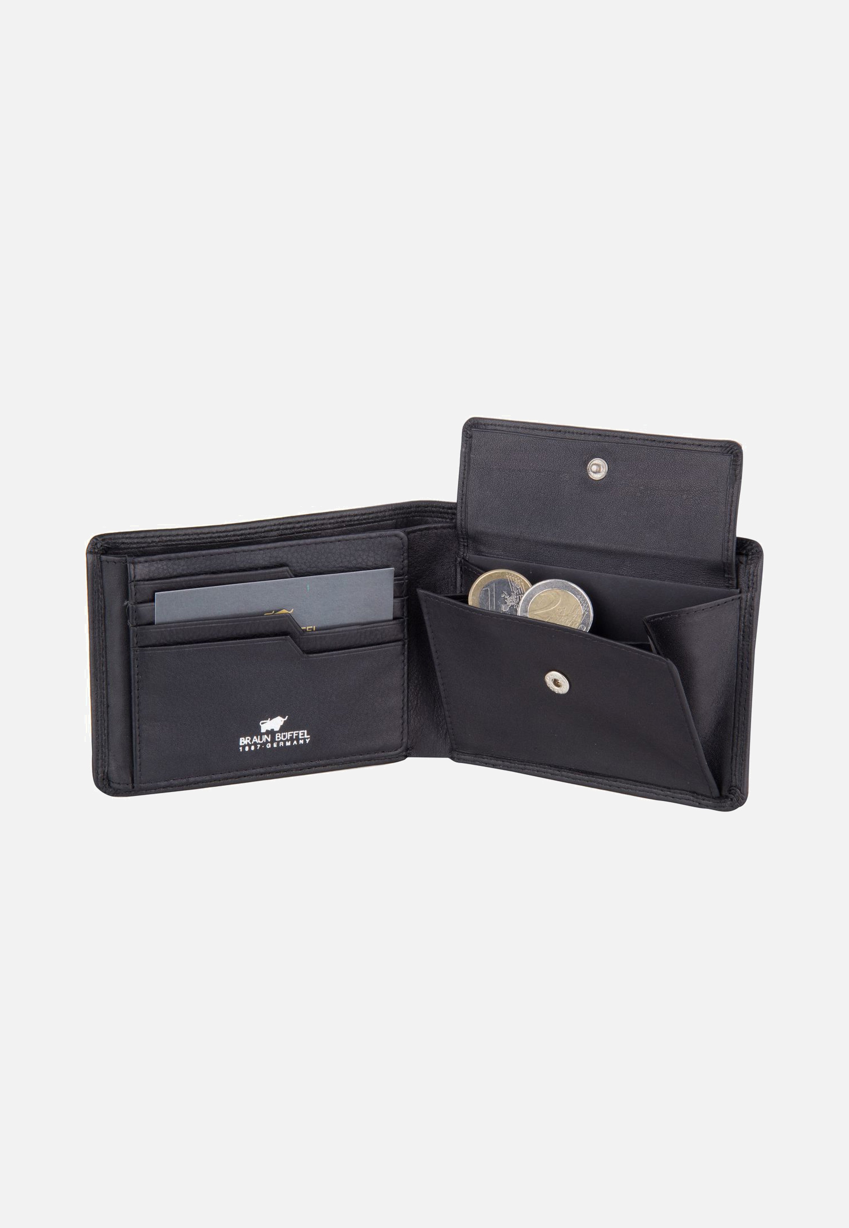 Braun Büffel - Golf Secure 90031 Schwarz - Wallet | Men-Image