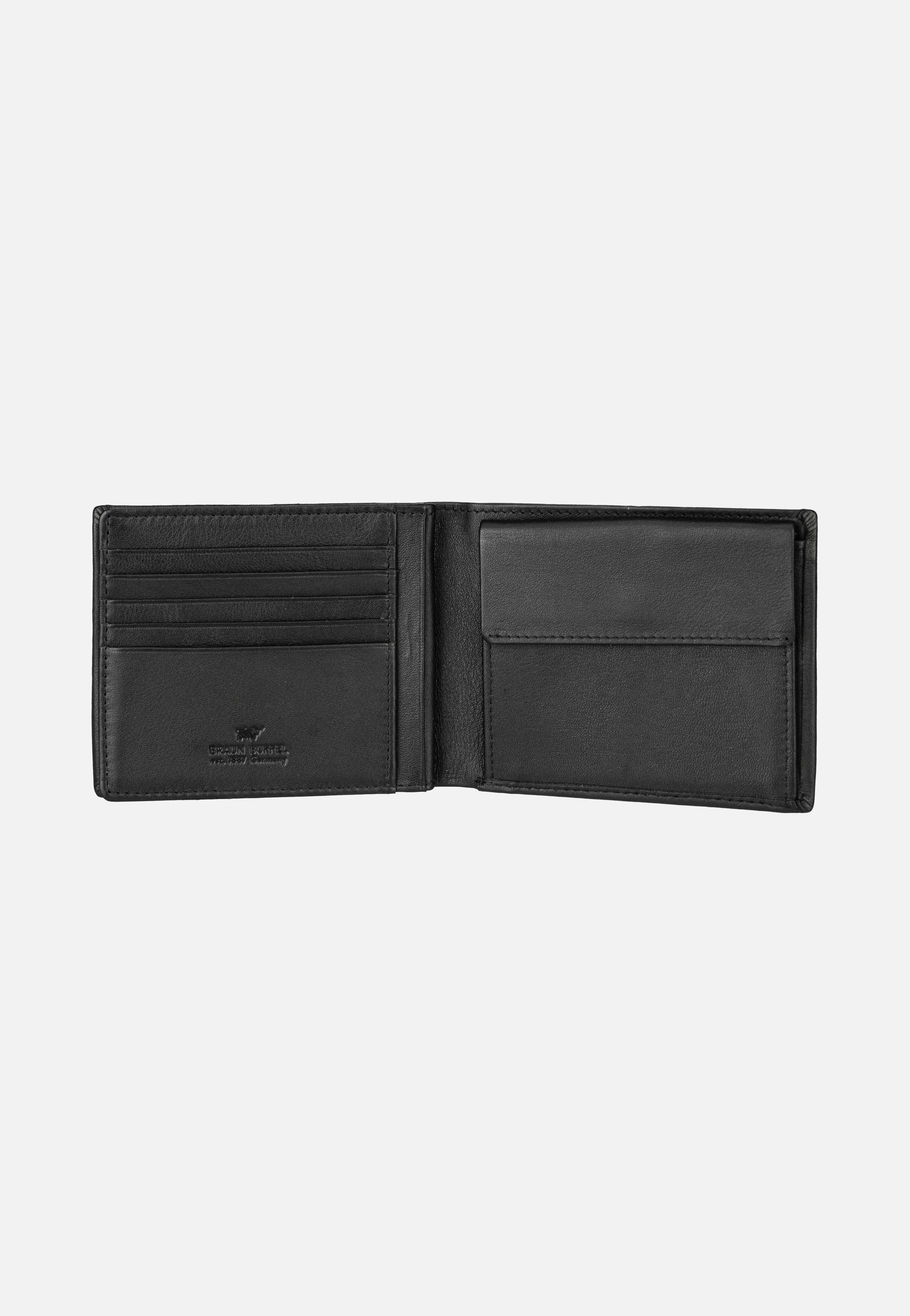 Braun Büffel - Hannes Coin Wallet 12Cs Schwarz - Wallet | Neutral-Image