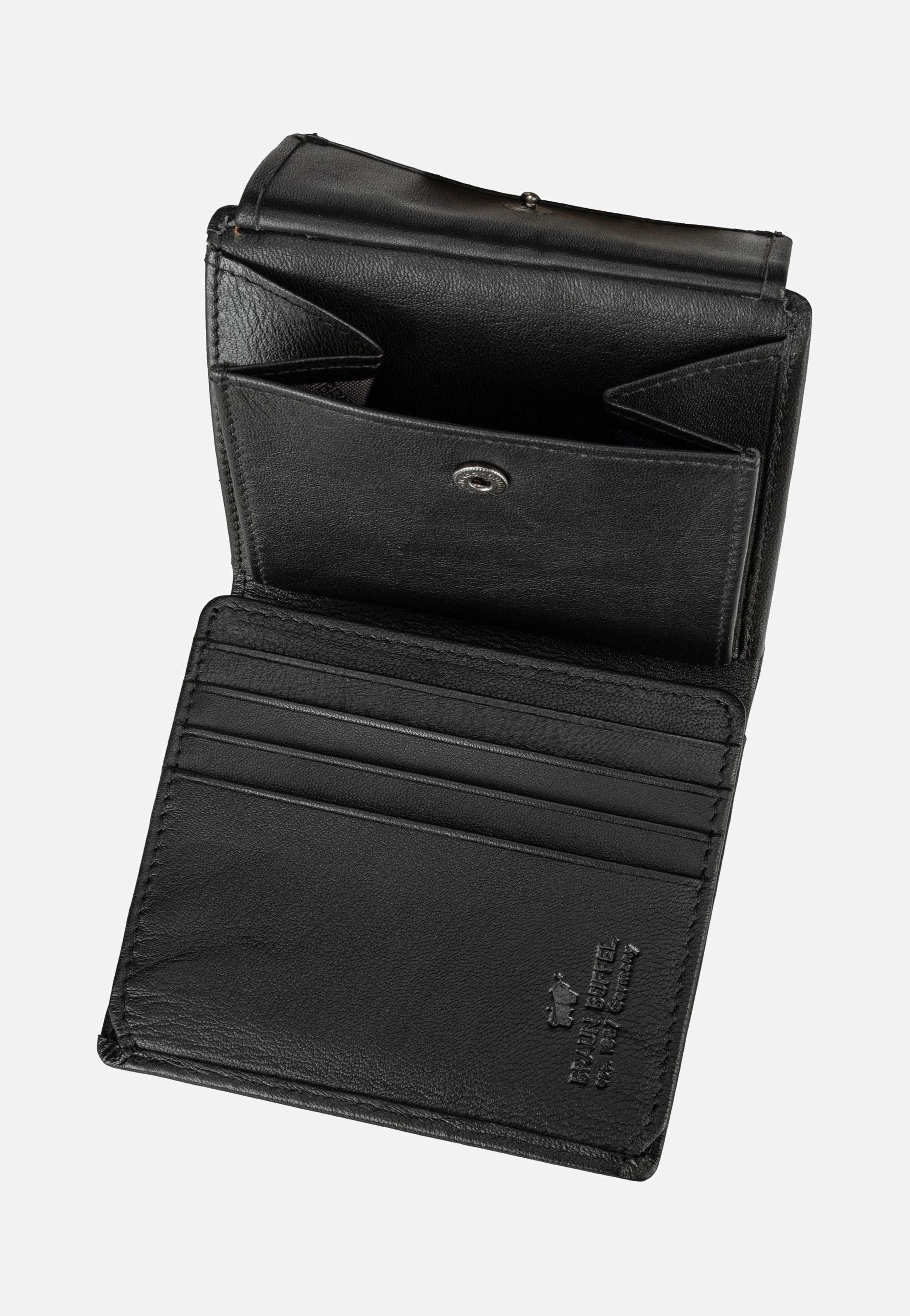 Braun Büffel - Hannes Coin Wallet Carré 8Cs Schwarz - Wallet | Neutral-Image