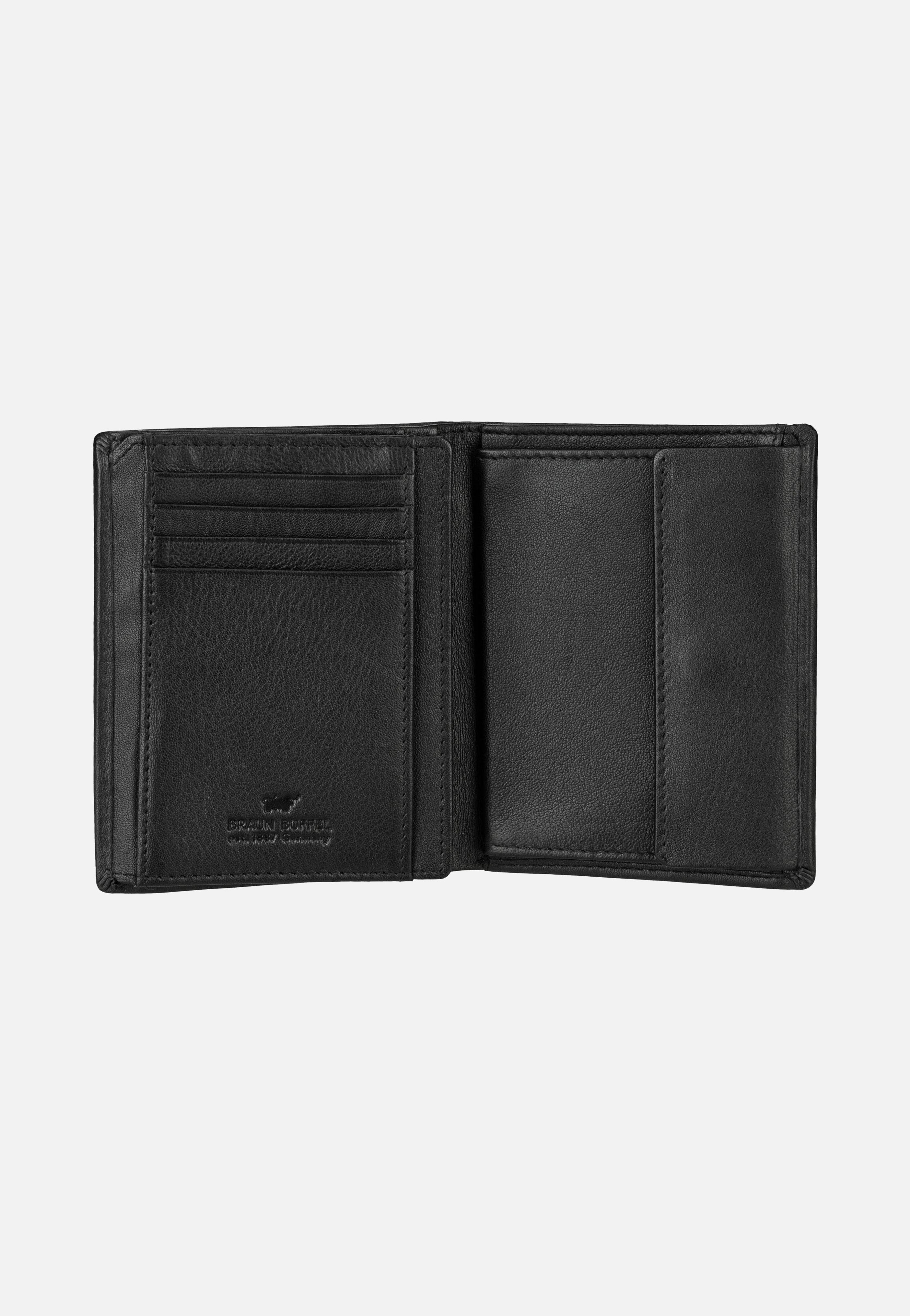 Braun Büffel - Hannes H North Coin Wallet 8Cs Schwarz - Wallet | Neutral-Image