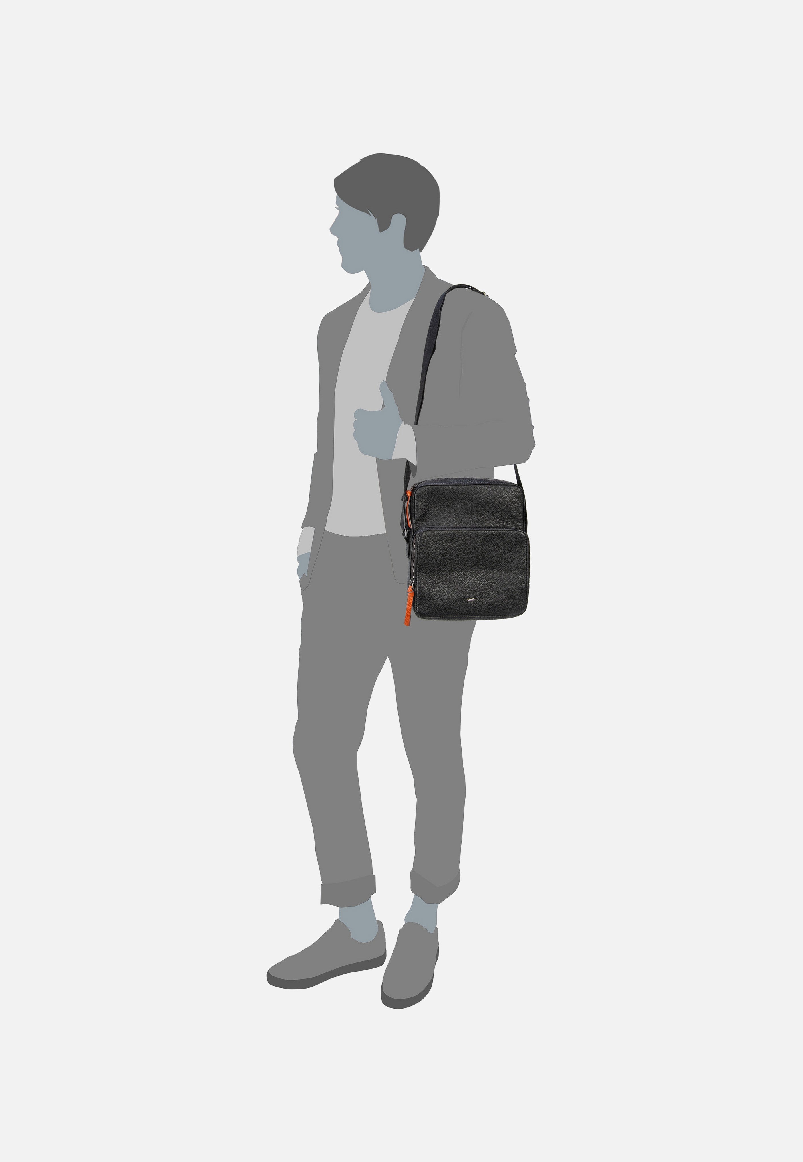 Braun Büffel - Novara 26354 Schwarz - Crossbody Bag | Men-Image