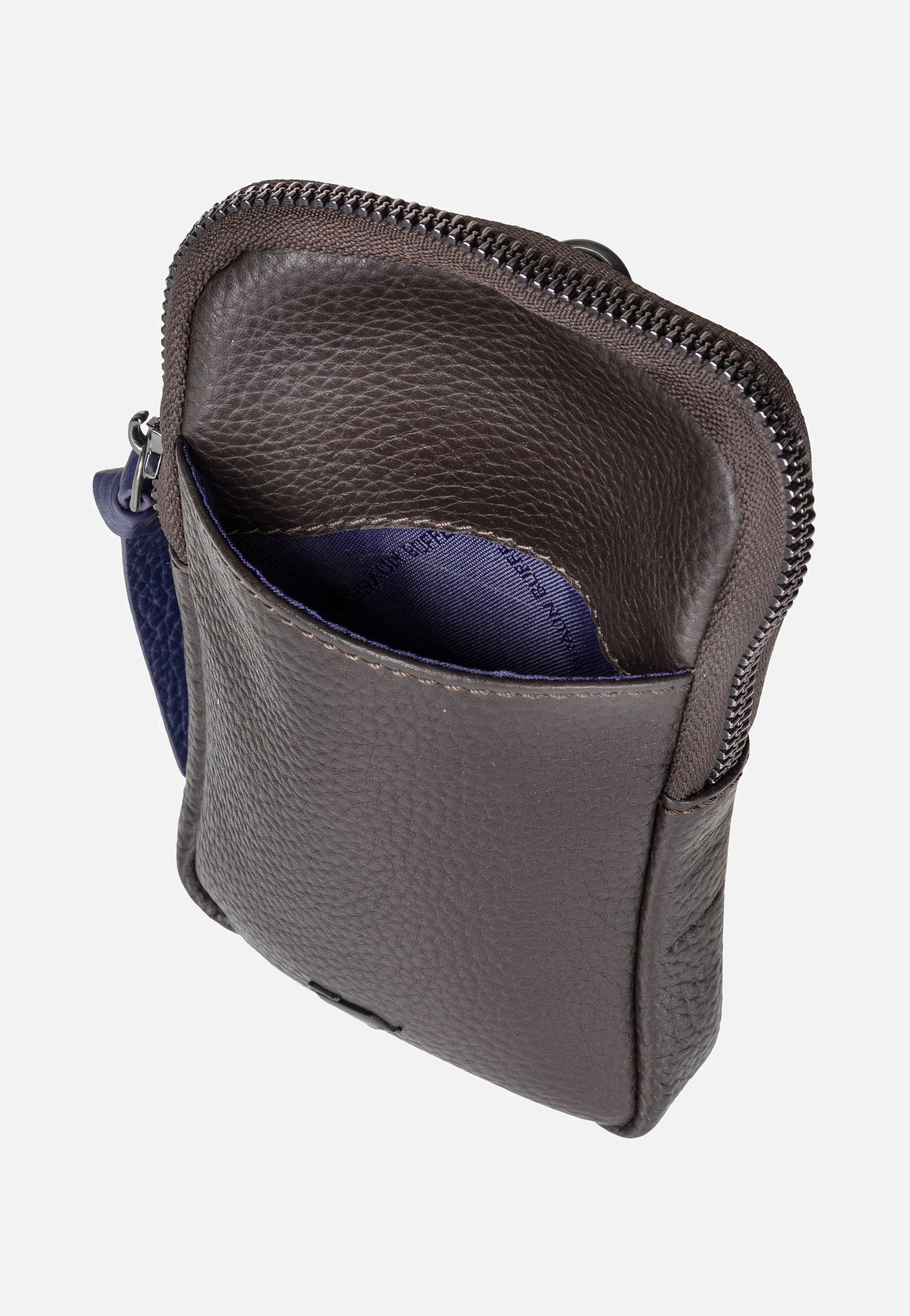 Braun Büffel - Novara Phone Pouch Choco - Phone Pouches | Men-Image