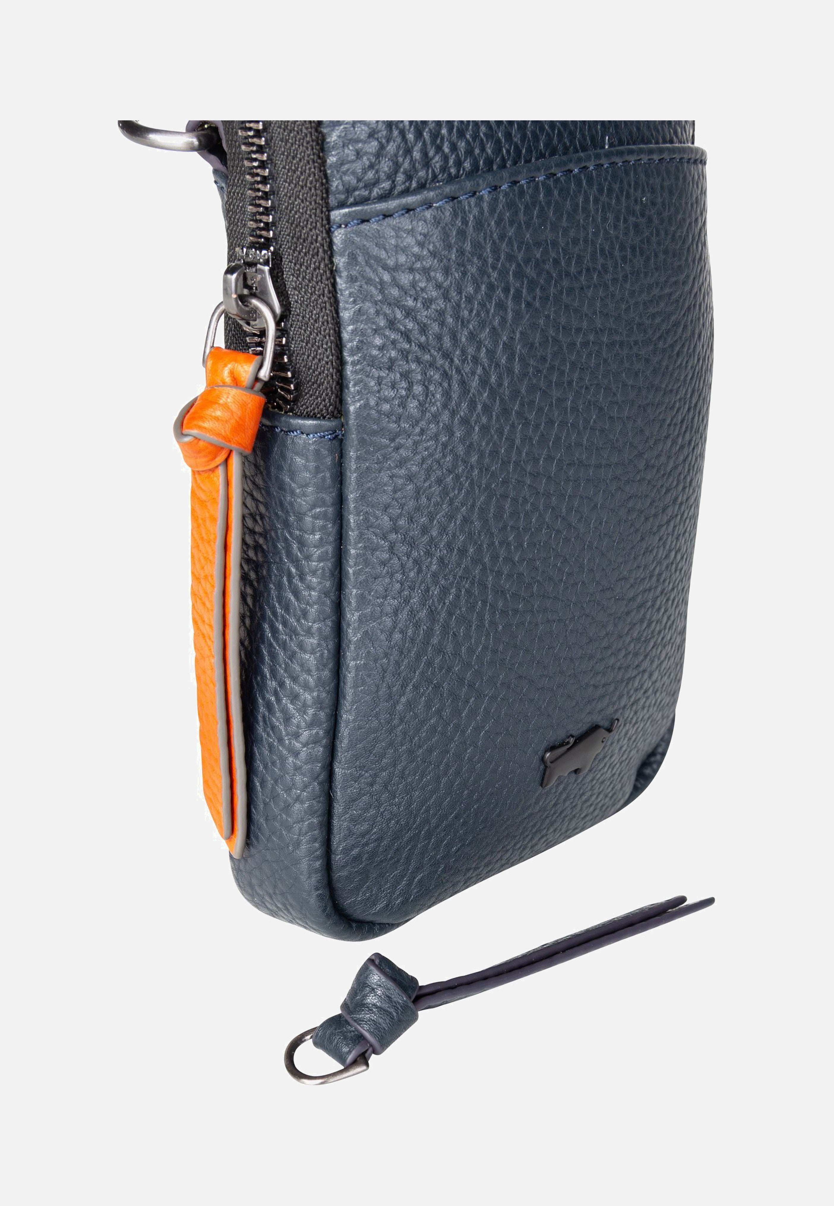 Braun Büffel - Novara Phone Pouch Dunkelblau - Phone Pouches | Men-Image
