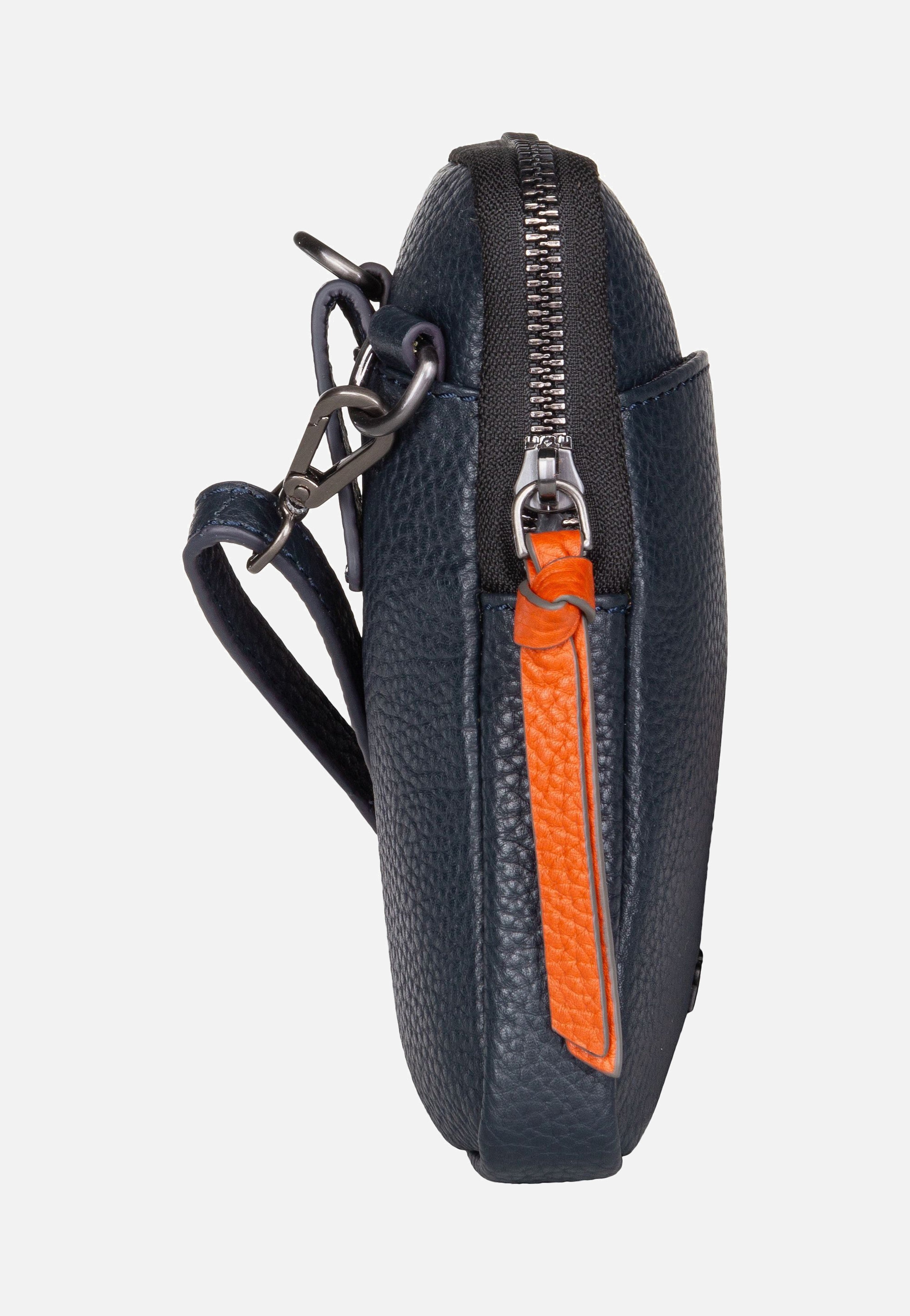 Braun Büffel - Novara Phone Pouch Dunkelblau - Phone Pouches | Men-Image