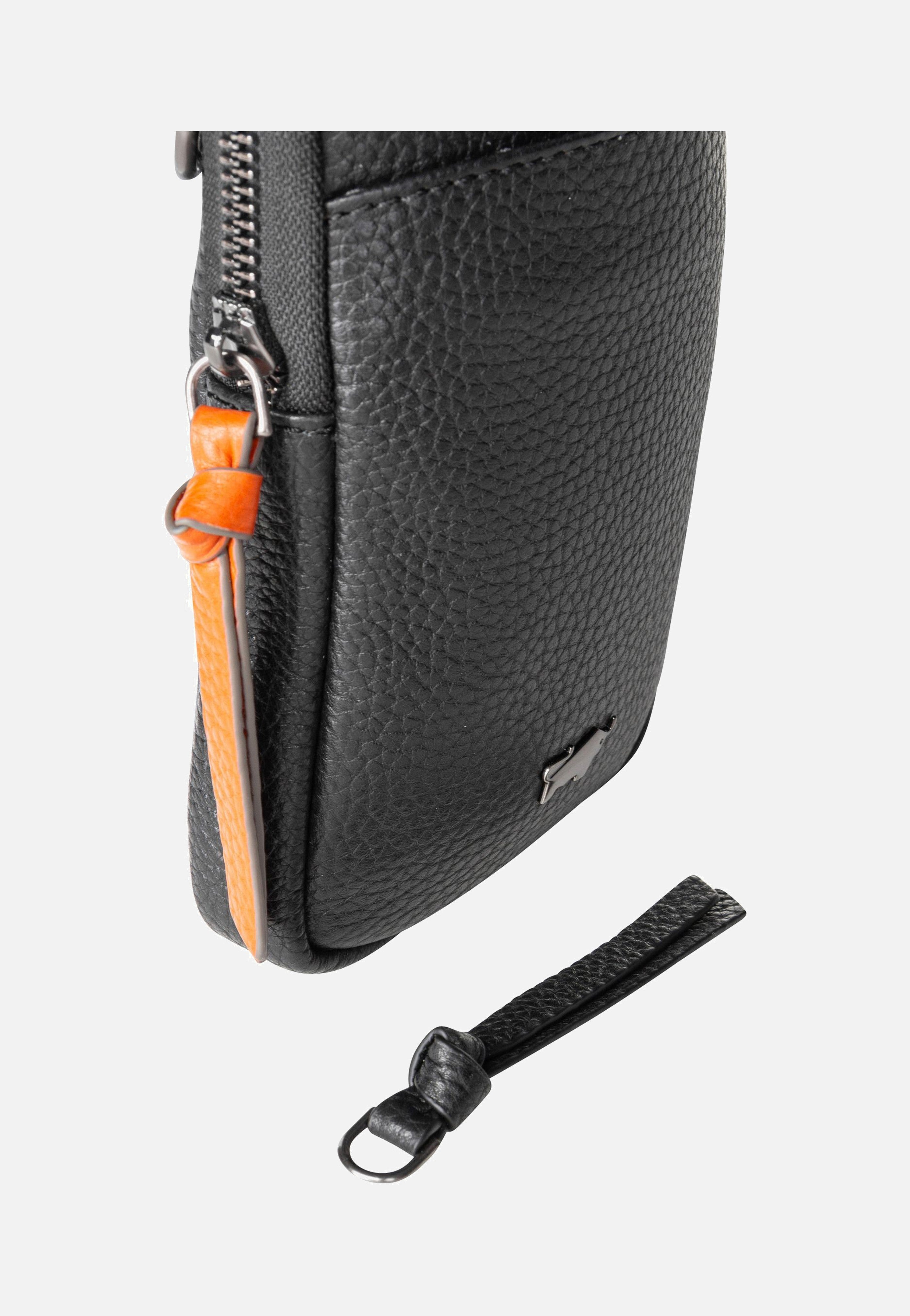 Braun Büffel - Novara Phone Pouch Schwarz - Phone Pouches | Men-Image