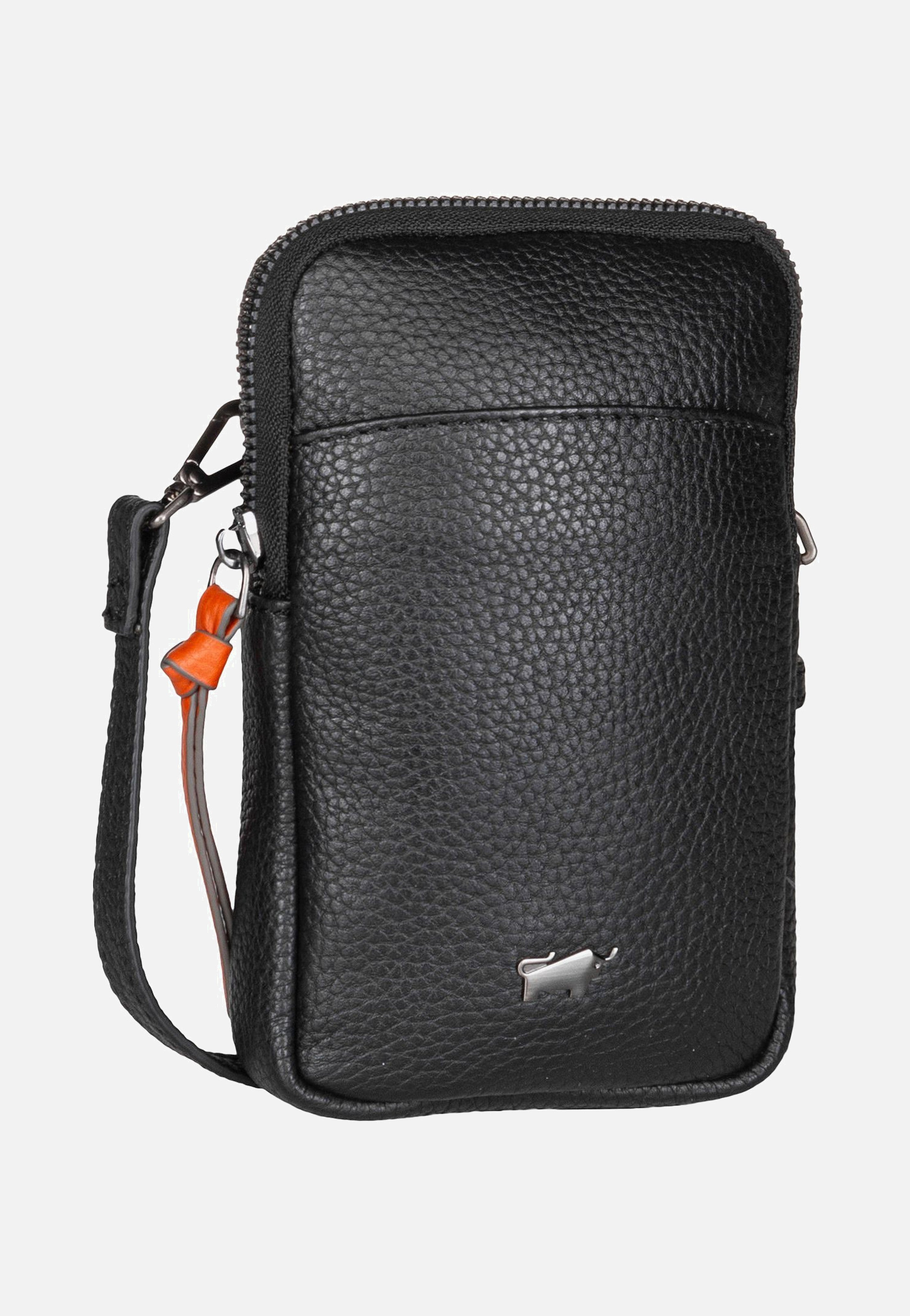 Braun Büffel - Novara Phone Pouch Schwarz - Phone Pouches | Men-Image