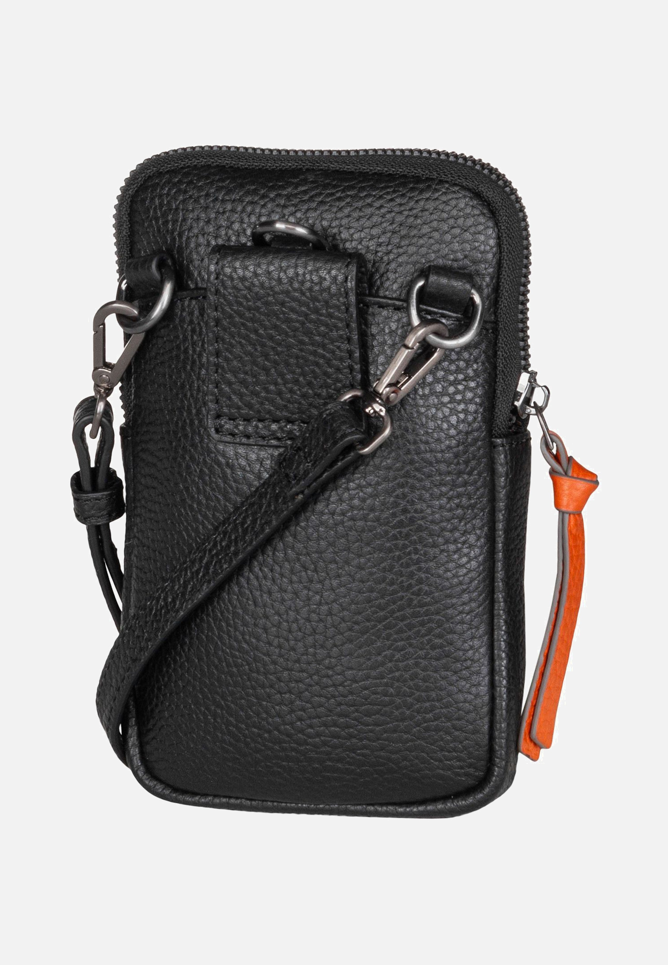 Braun Büffel - Novara Phone Pouch Schwarz - Phone Pouches | Men-Image