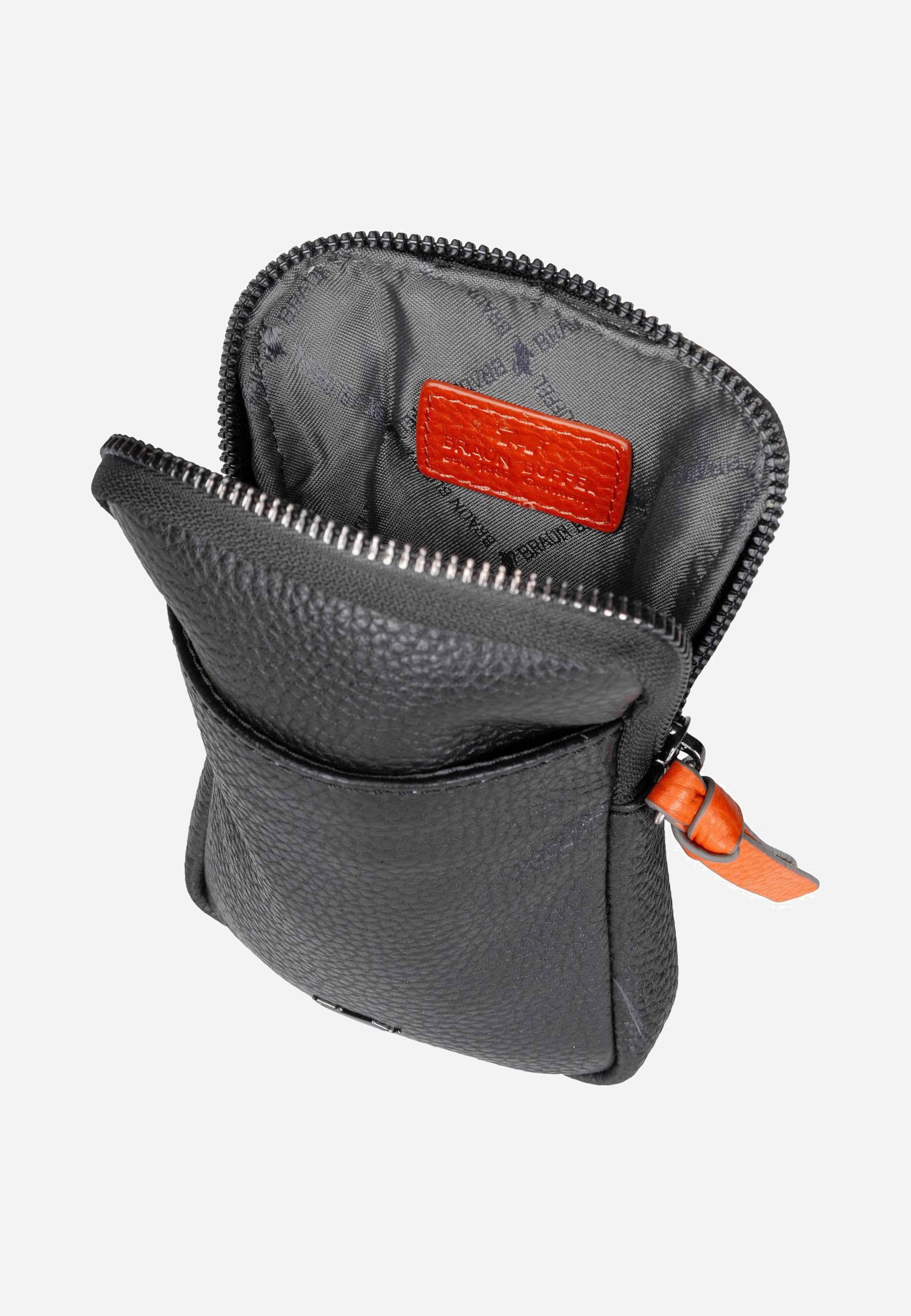 Braun Büffel - Novara Phone Pouch Schwarz - Phone Pouches | Men-Image