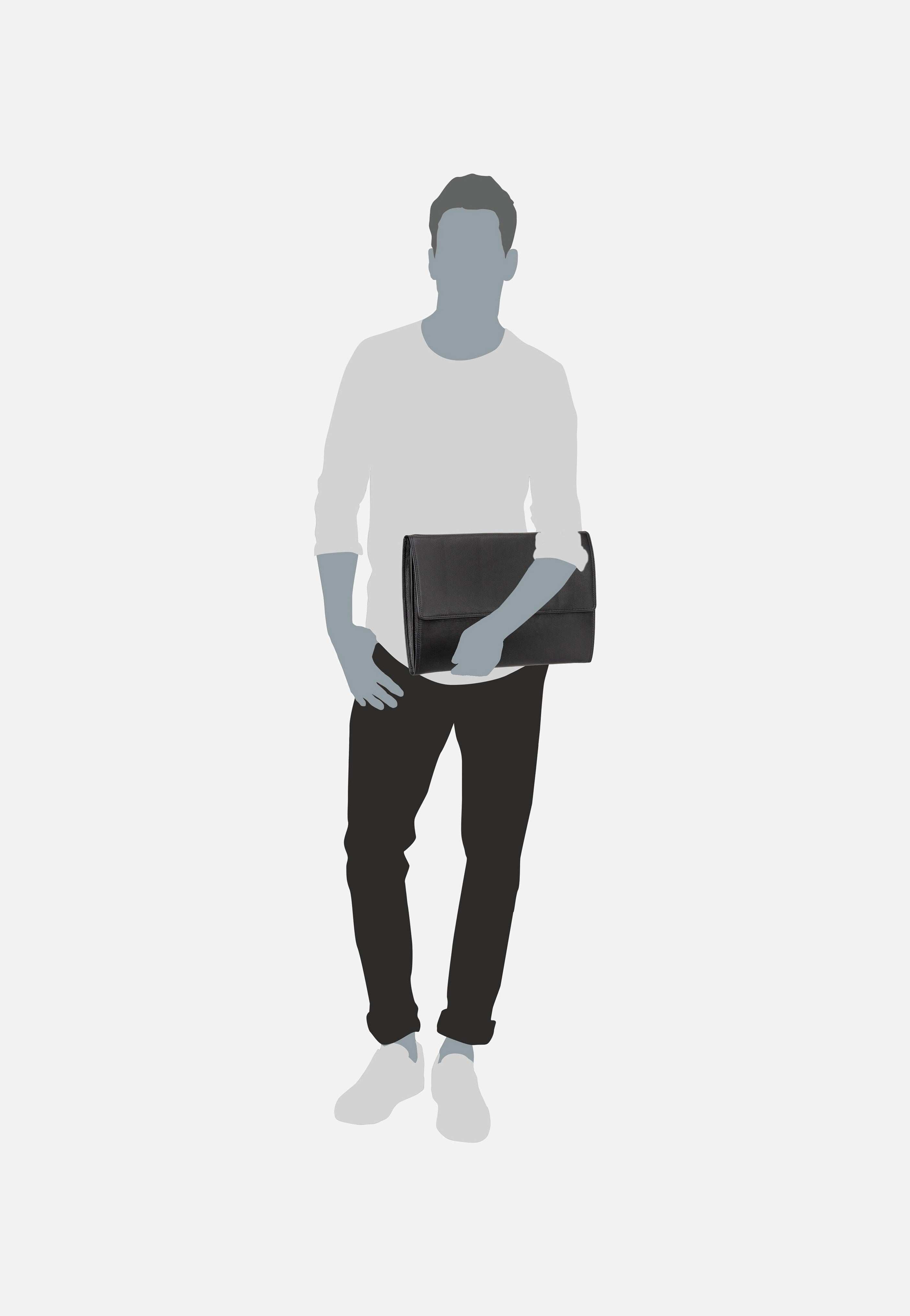 Braun Büffel - GOLF 3.0 Portfolio 90614 Schwarz - Document Folder | Neutral-Image