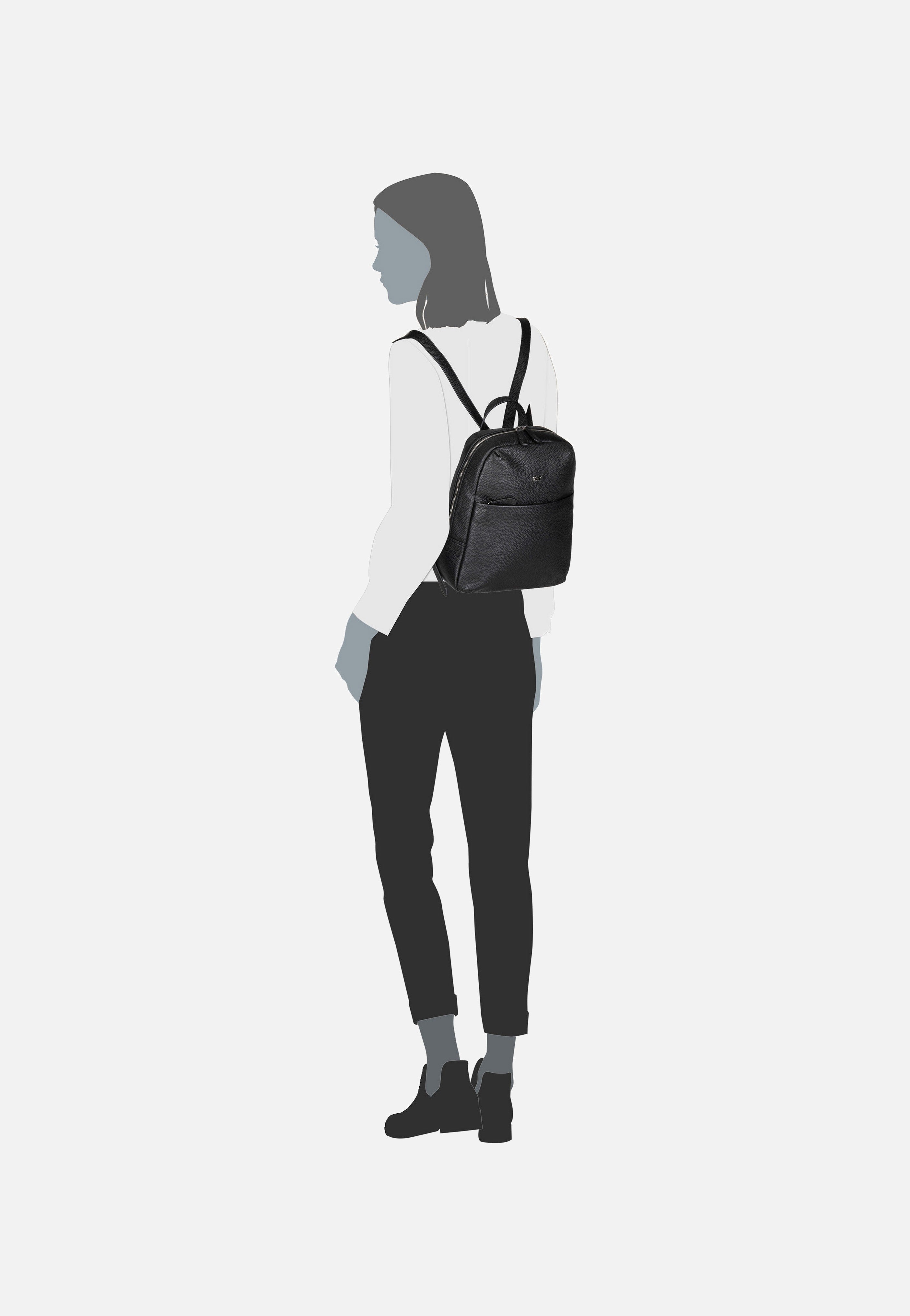 Braun Büffel - Hanna Backpack S Schwarz - Backpack | Women-Image