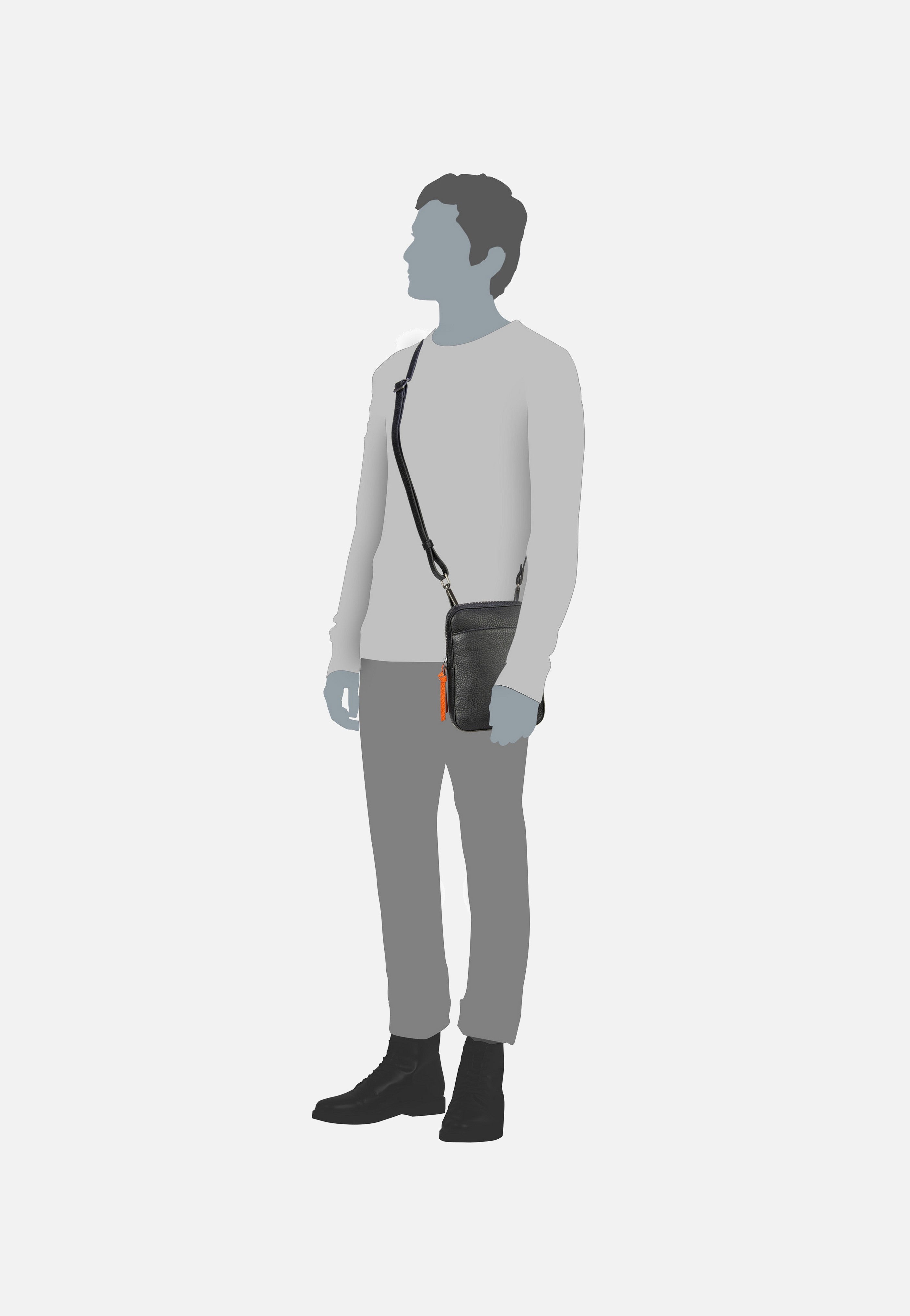 Braun Büffel - Novara 26351 Schwarz - Shoulder Bag | Men-Image