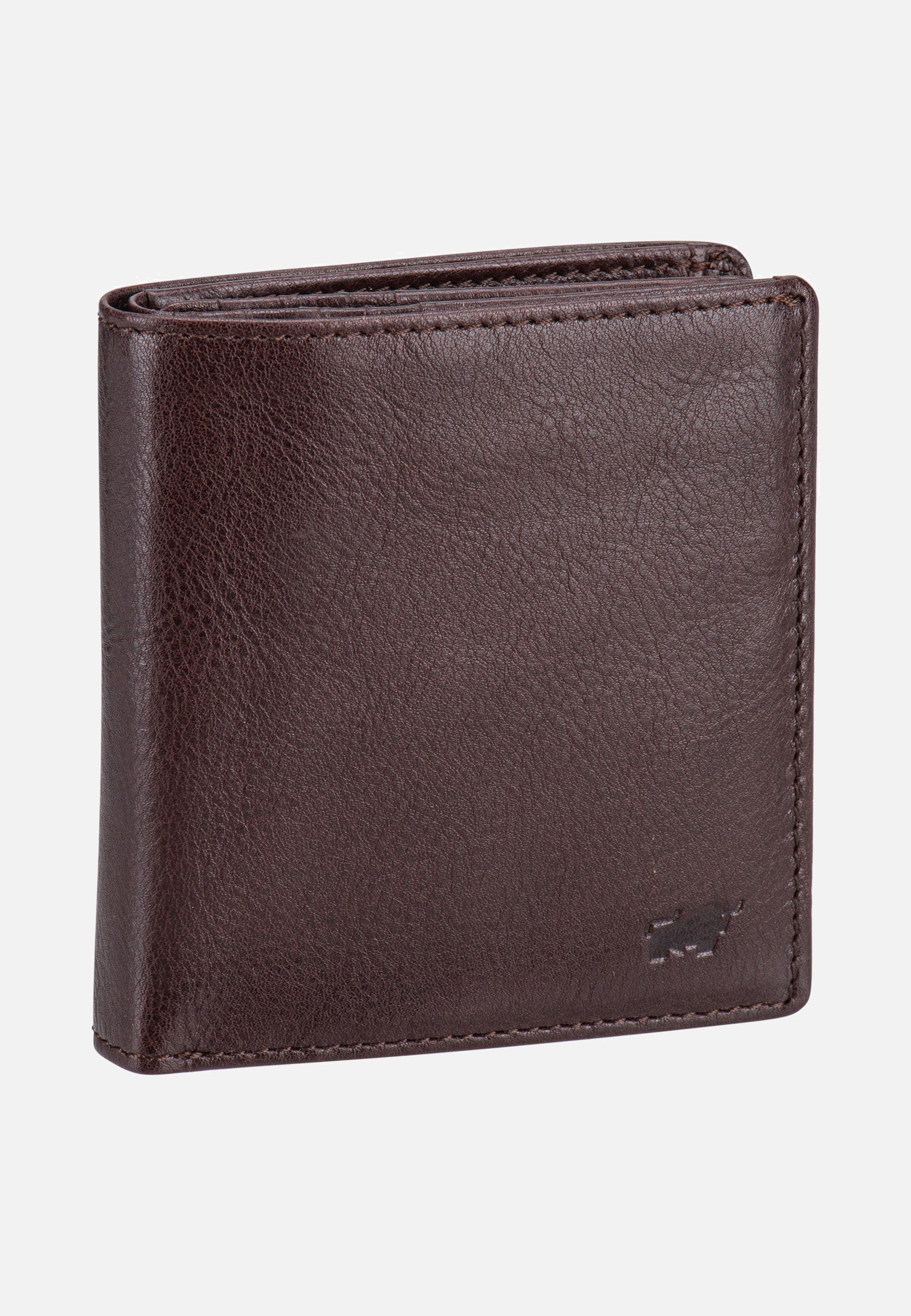 Braun Büffel Arezzo RFID Carré 8Cs Braun Portemonnaie