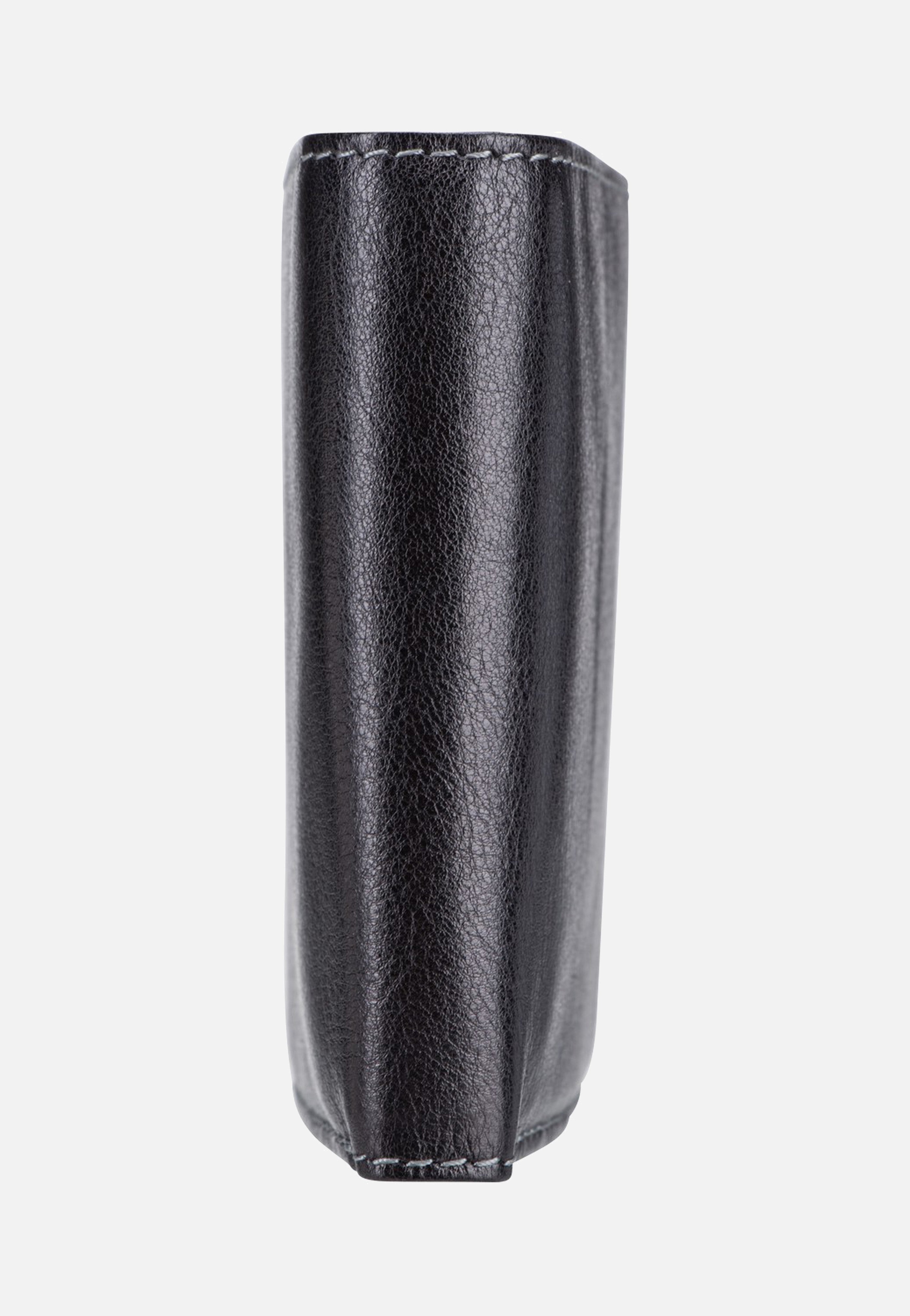 Braun Büffel Arezzo RFID Carré 8Cs Schwarz Portemonnaie
