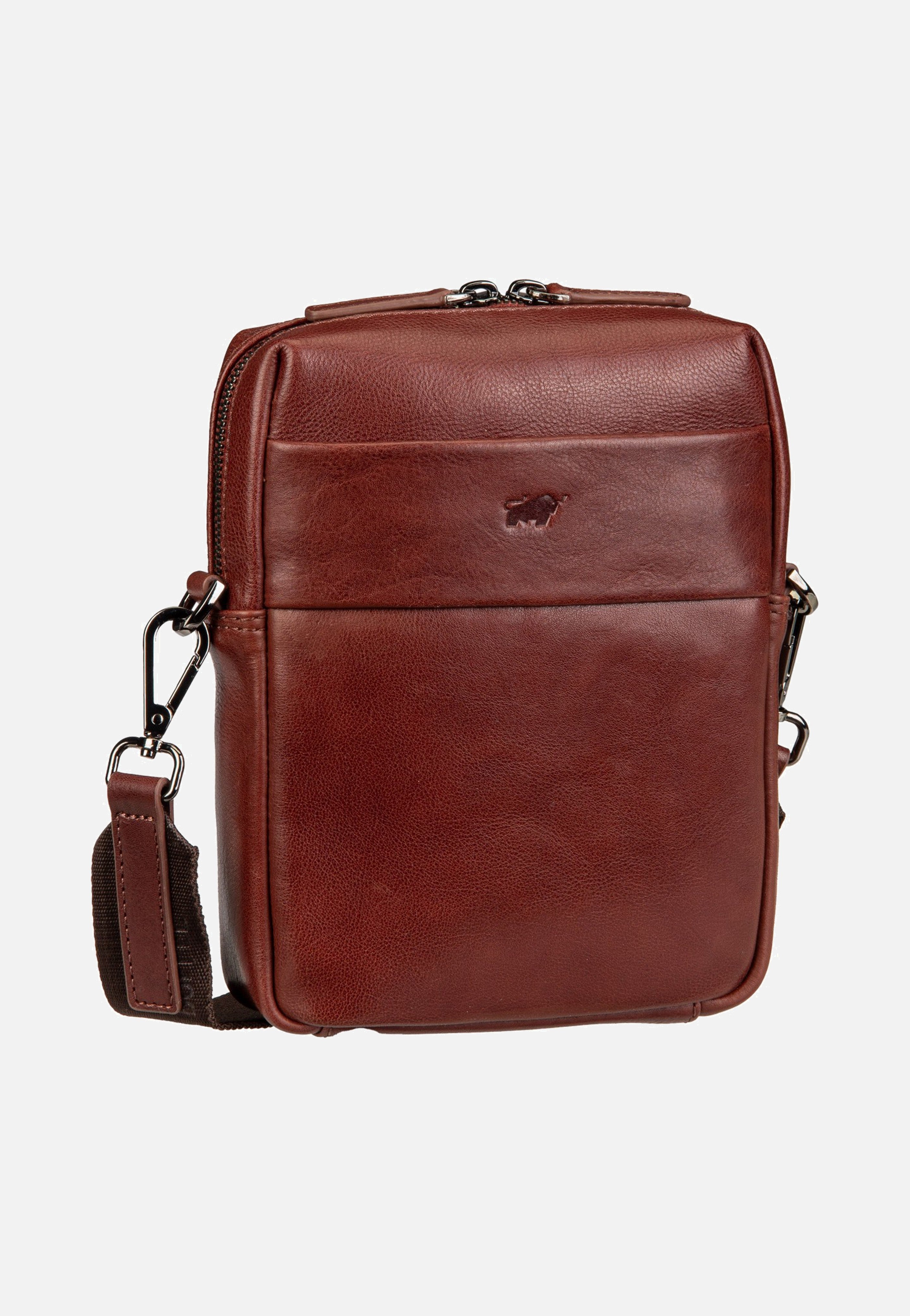 Braun Büffel Arezzo Umhängetasche Tabak Schultertasche