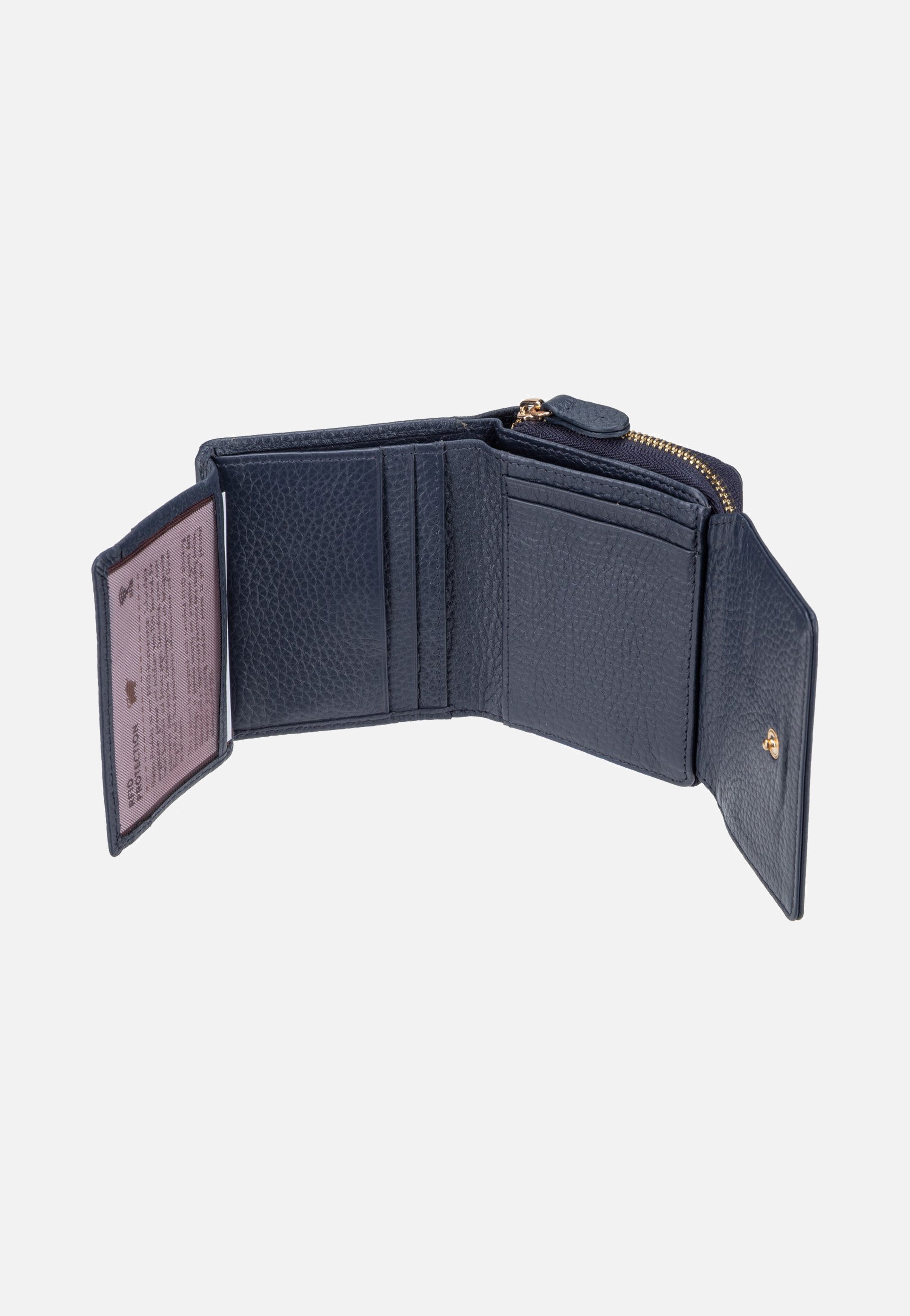 Braun Büffel Asti RV 50446 6CS Navy Wallet