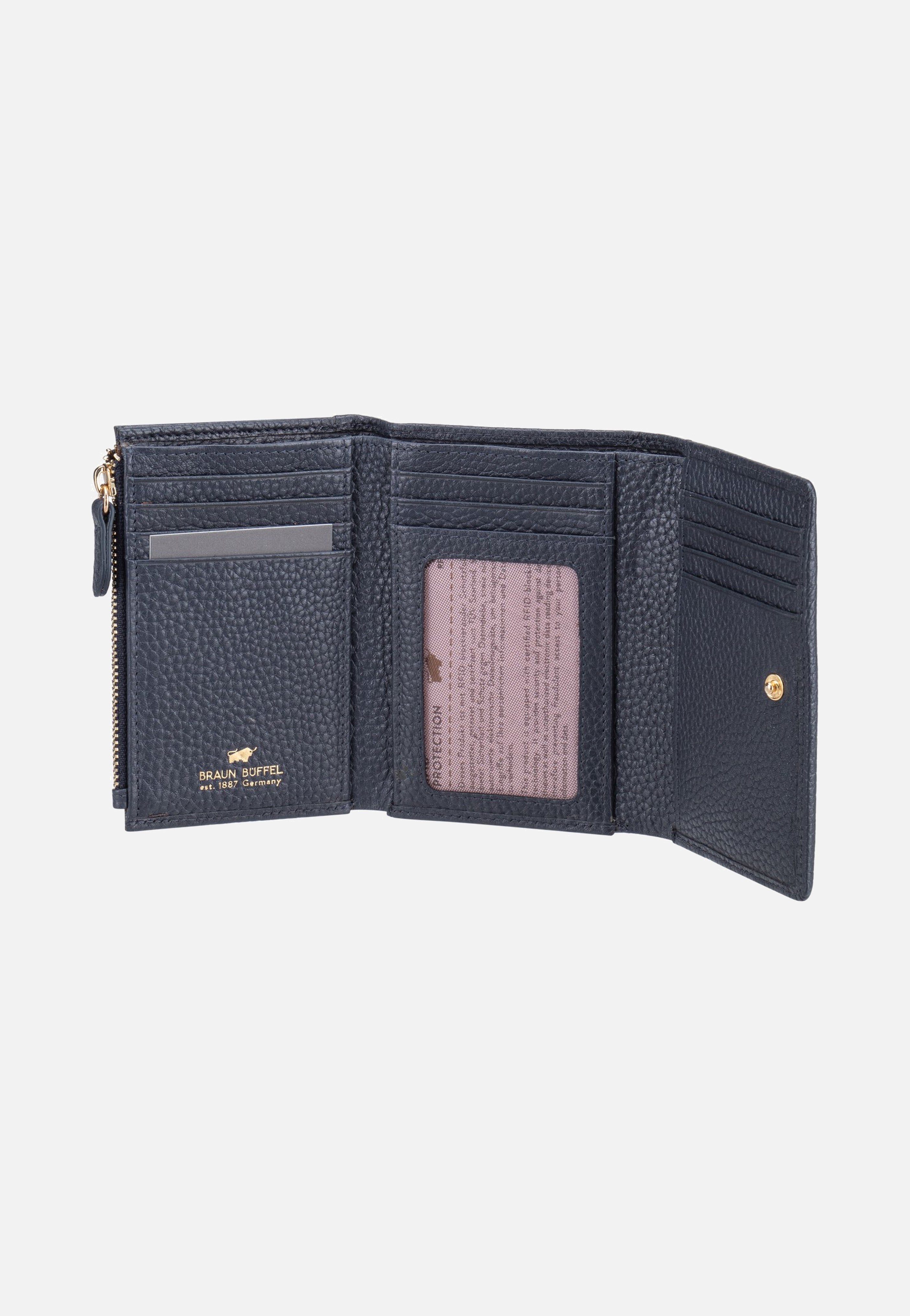 Braun Büffel Asti S 11Cs Navy Portemonnaie