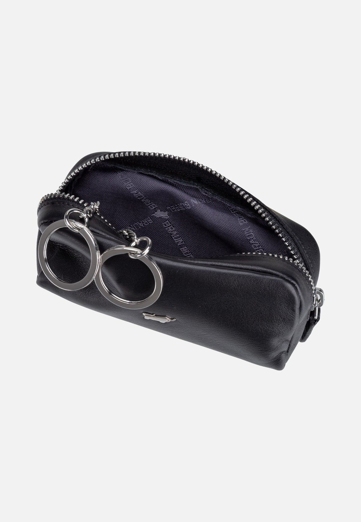 Braun Büffel Golf M Zip Black Schlüsseletui