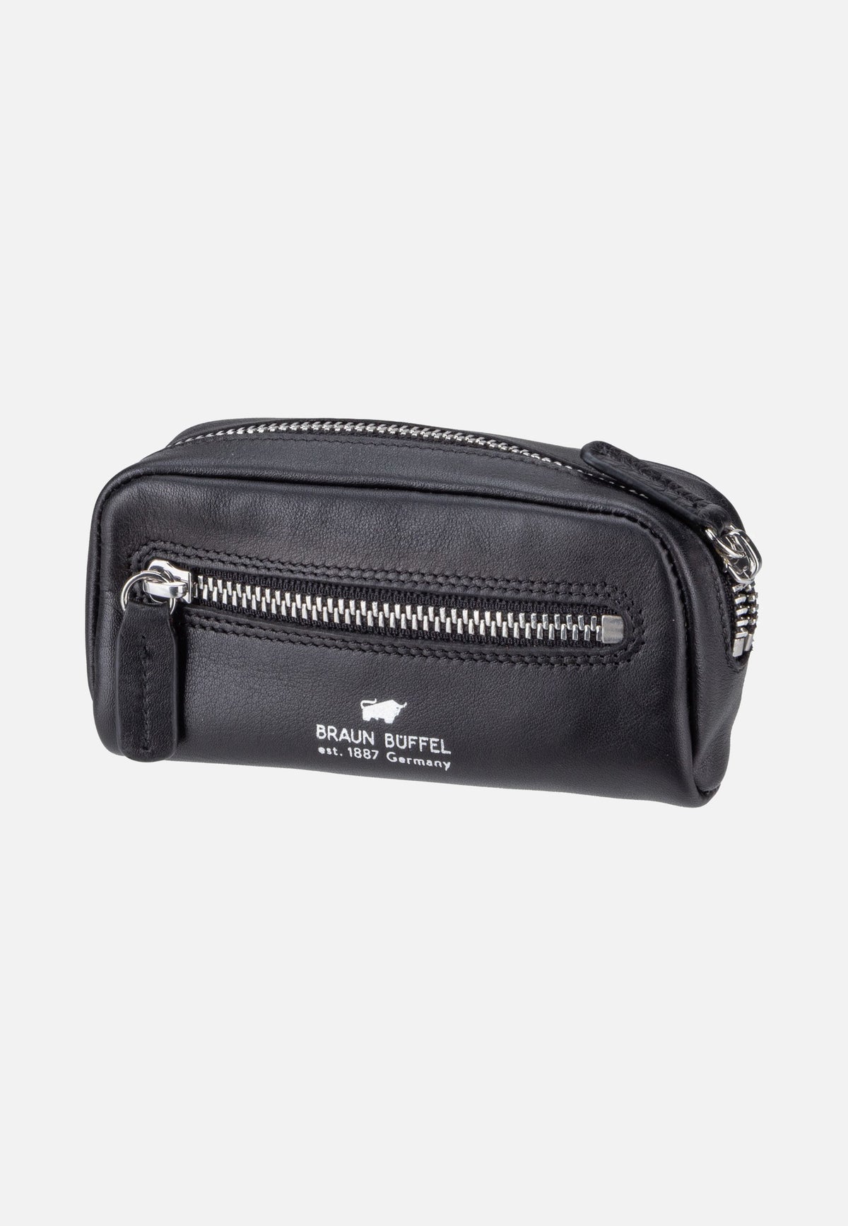 Braun Büffel Golf M Zip Black Schlüsseletui