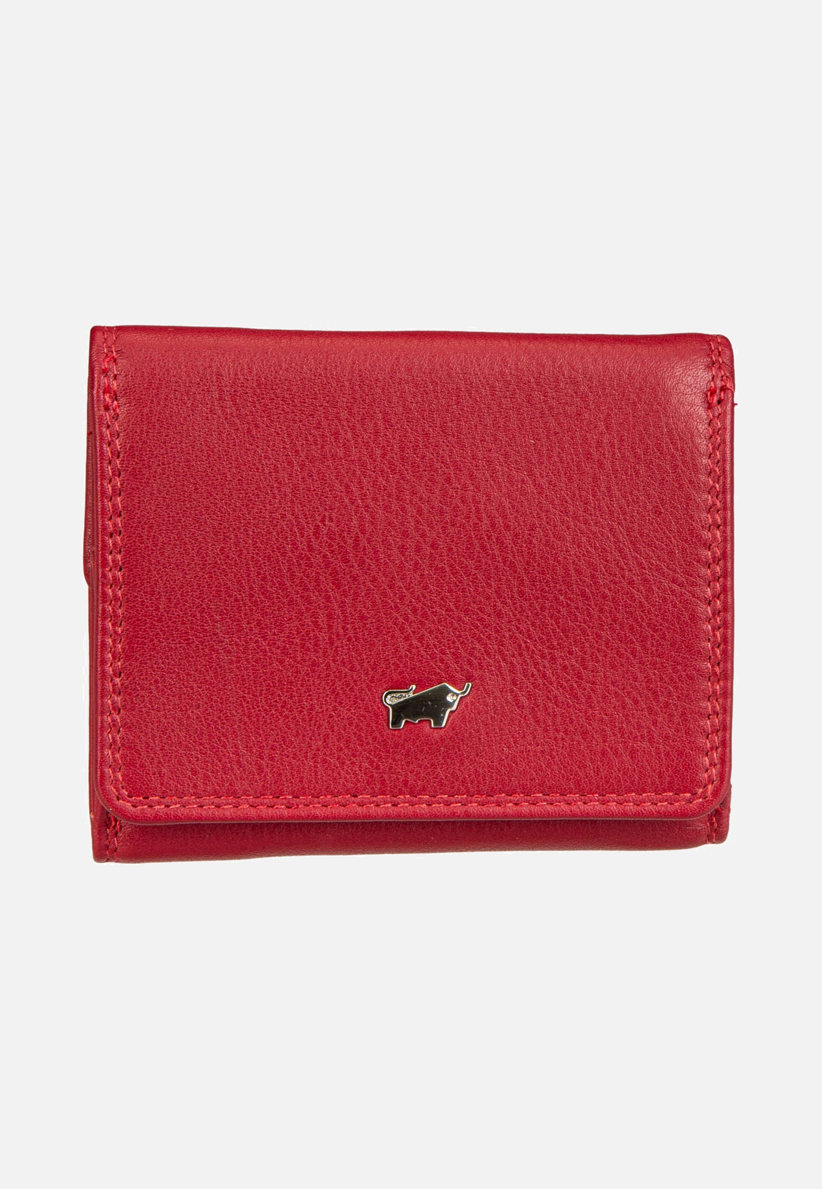 Braun Büffel Golf RFID Coin Purse 2Cs Red Portemonnaie