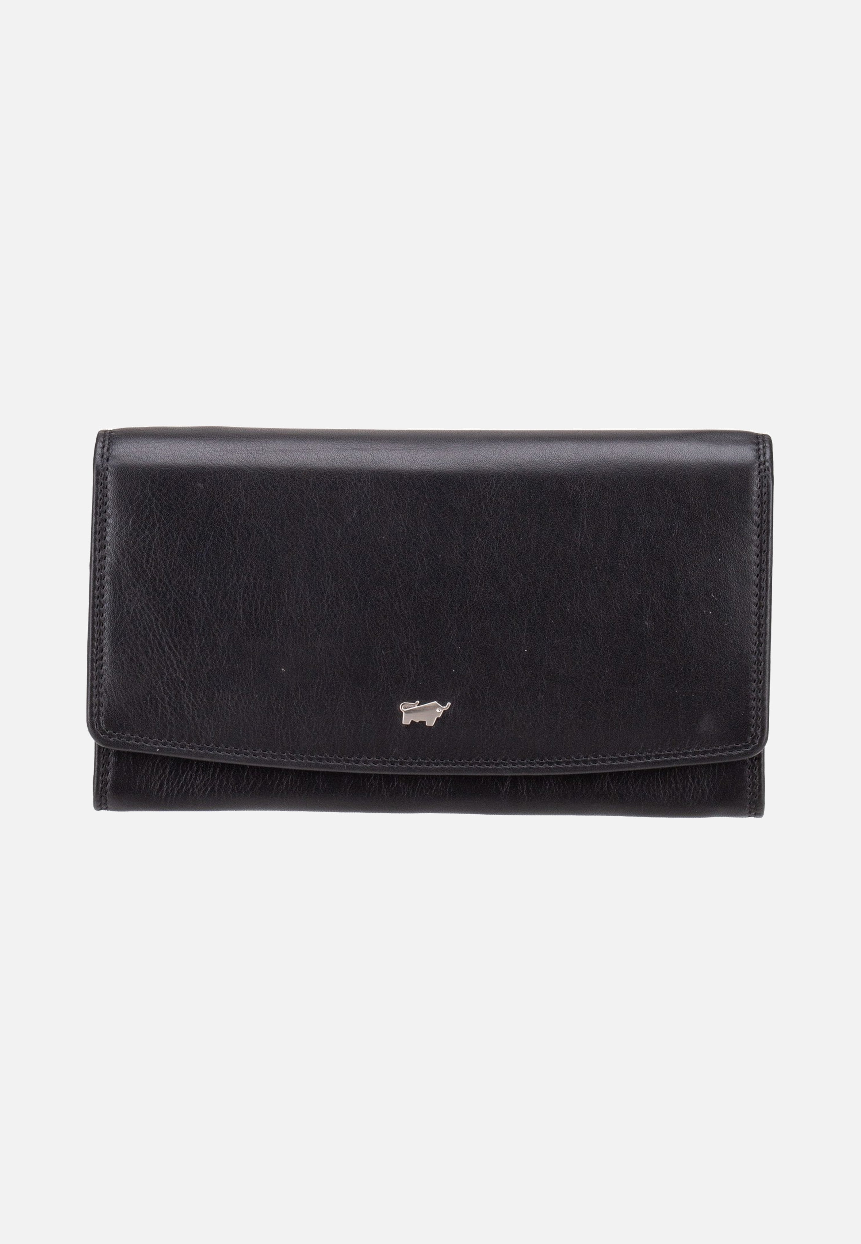 Braun Büffel Golf RFID Wallet L 9Cs Black Portemonnaie