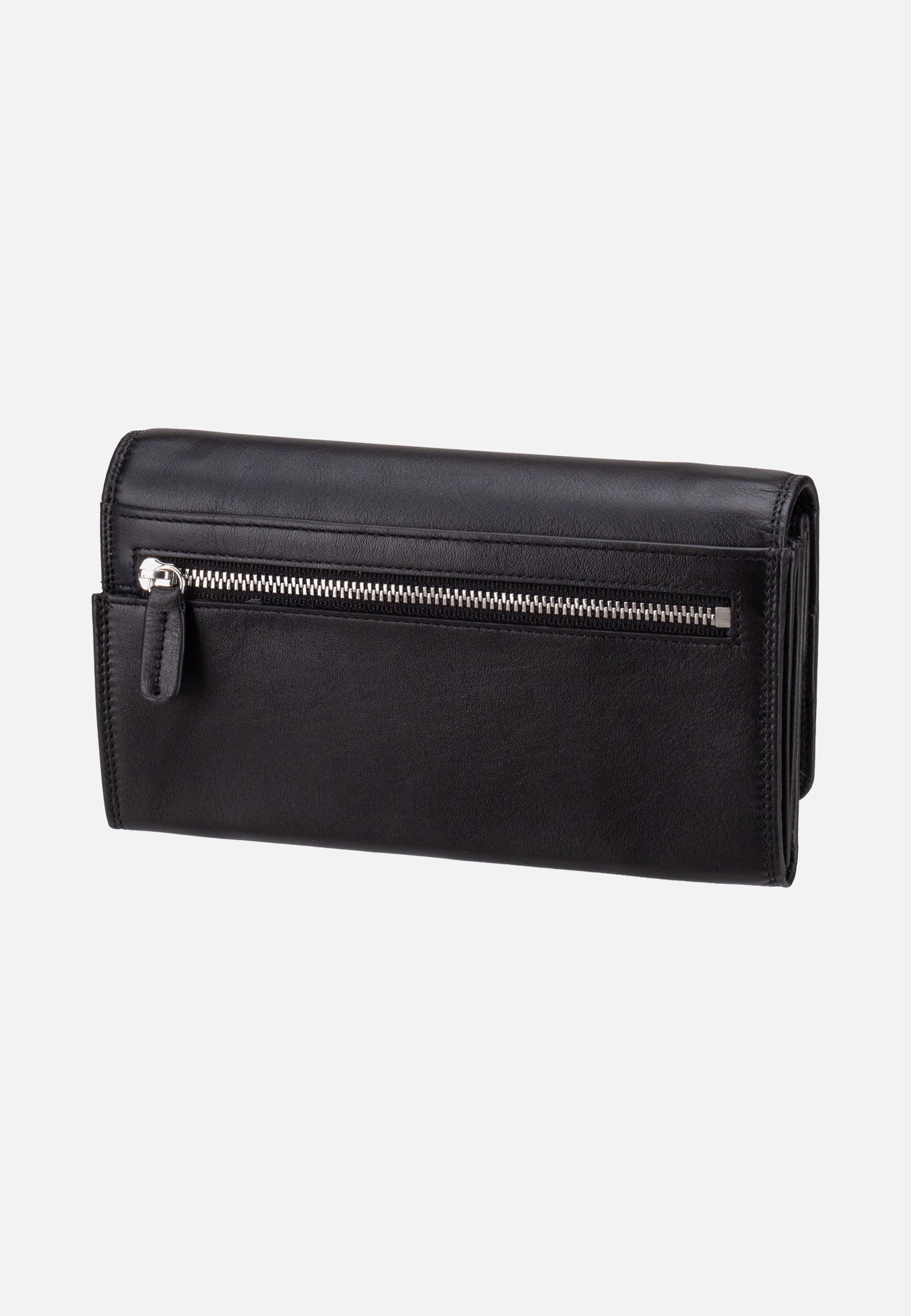 Braun Büffel Golf RFID Wallet L 9Cs Black Portemonnaie