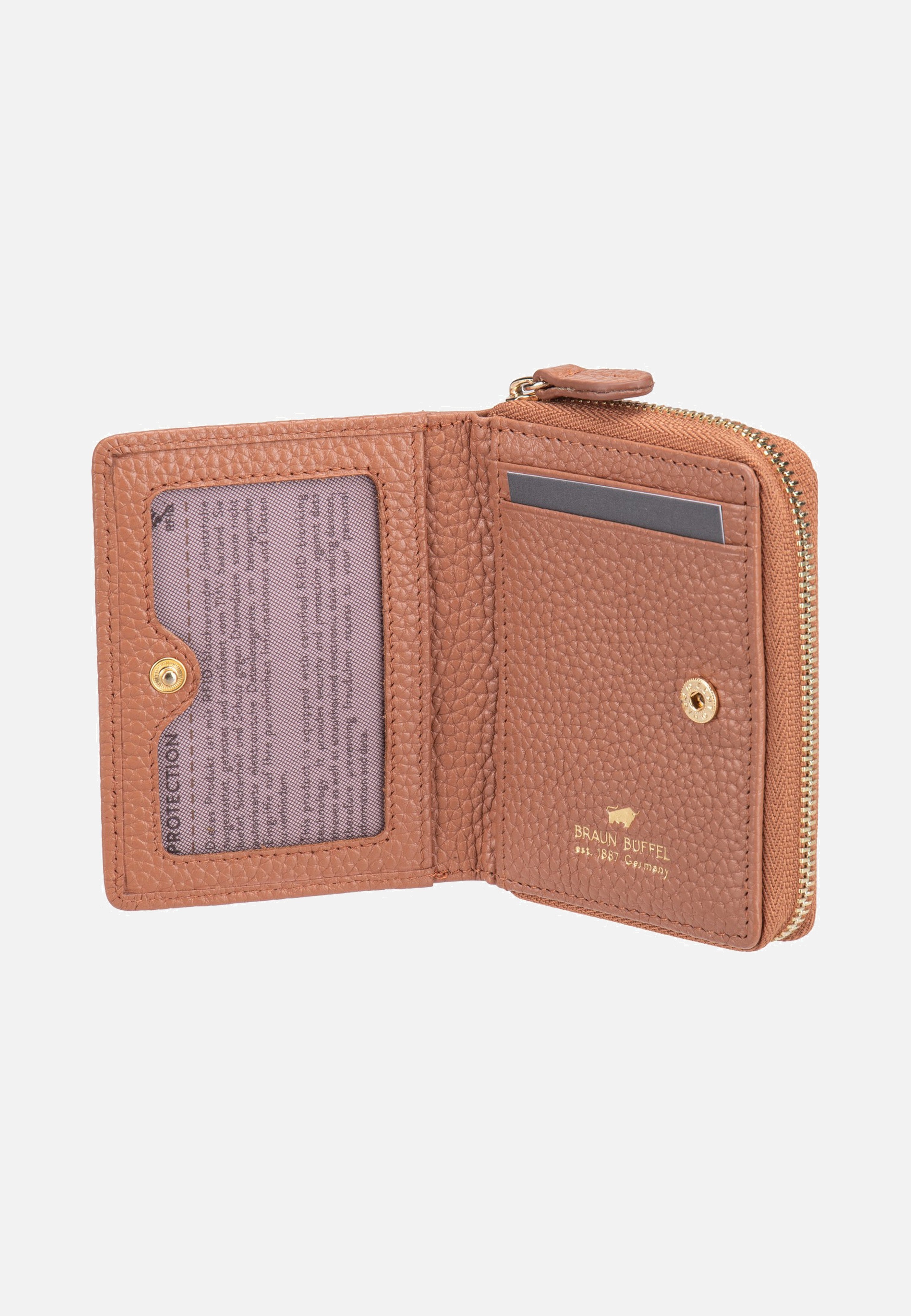 Braun Büffel Asti Mini Rv-5Cs Cognac Portemonnaie