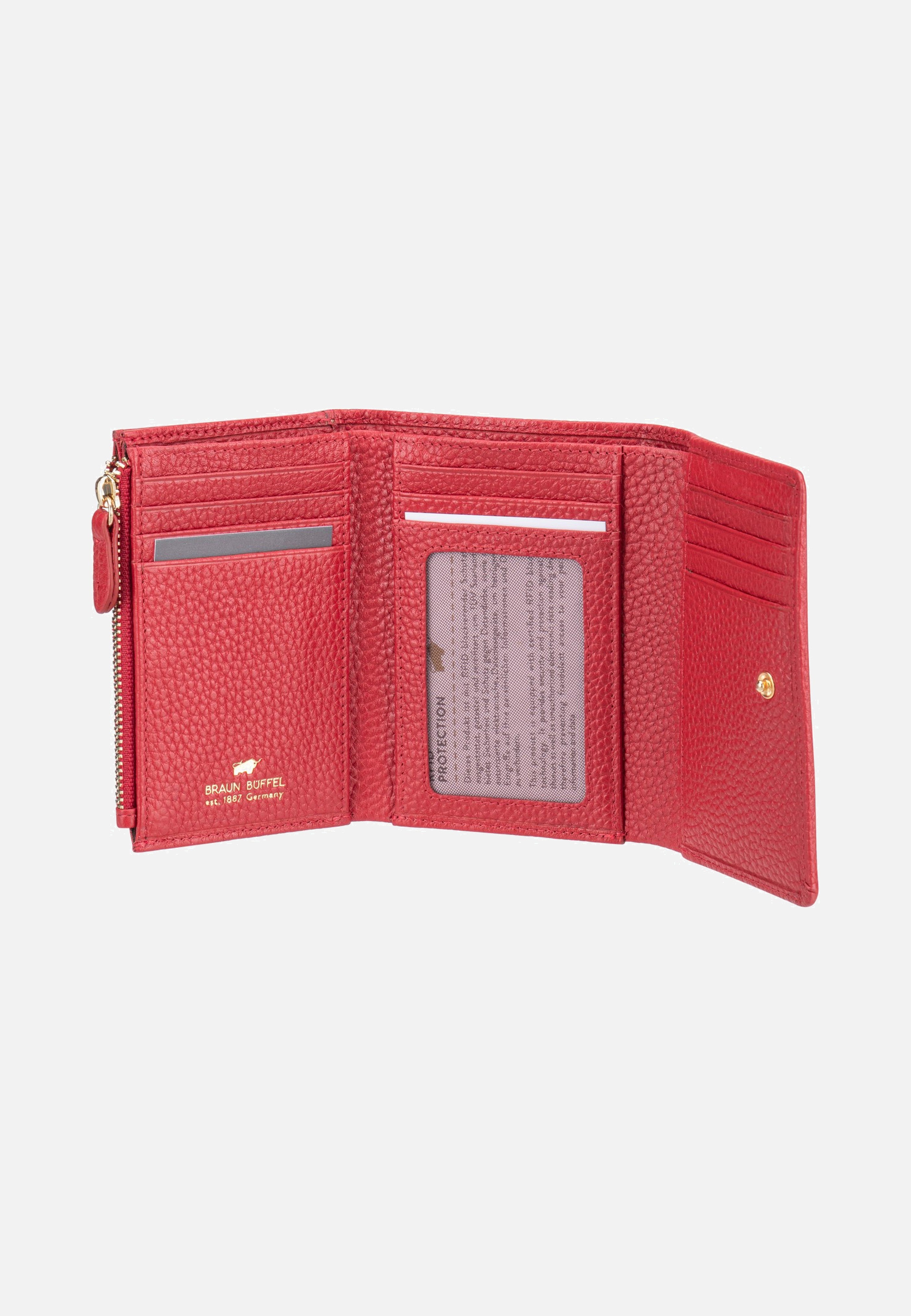 Braun Büffel Asti S 11Cs Rot Portemonnaie
