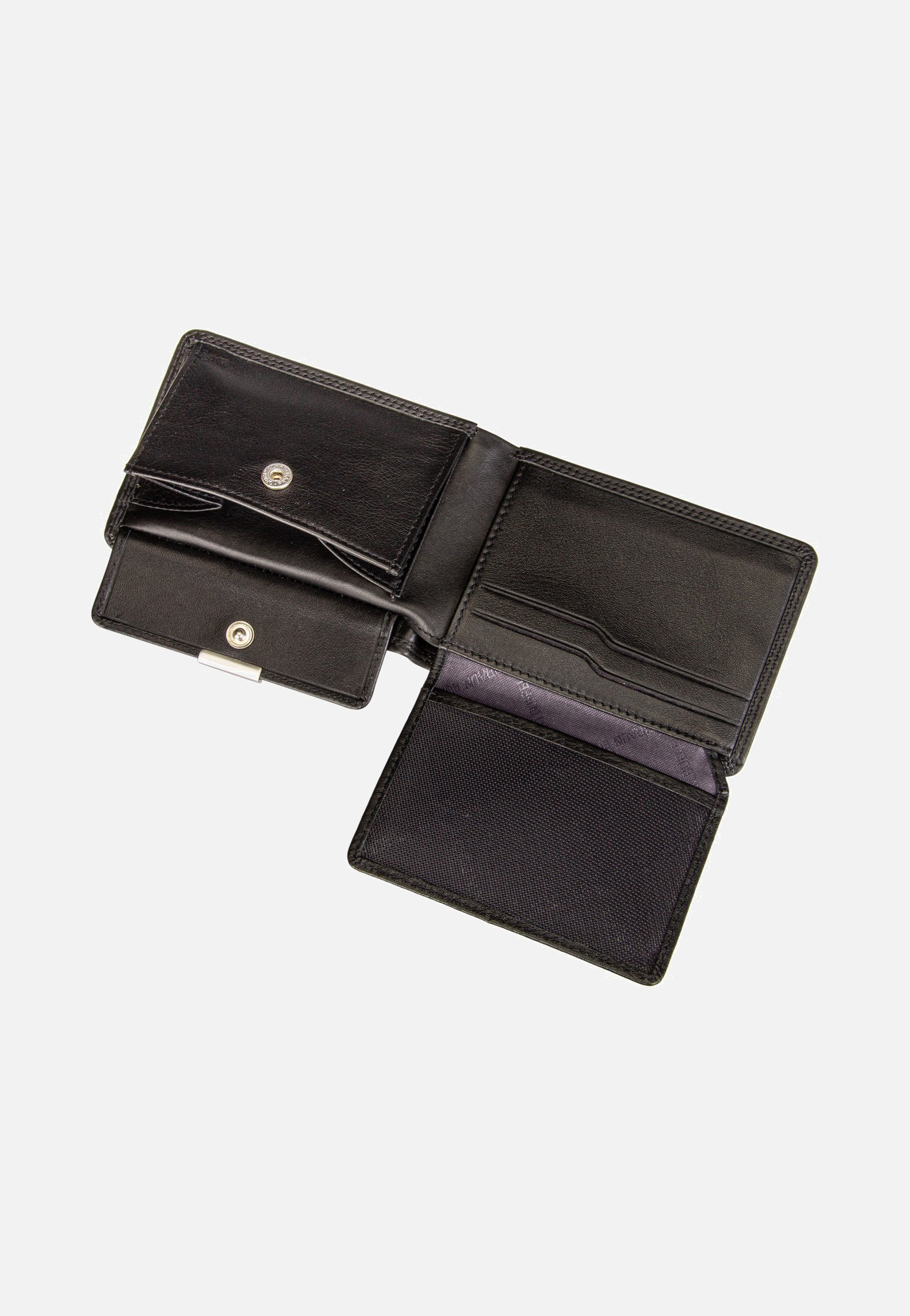 Braun Büffel Golf RFID Coin Wallet 4Cs Black Portemonnaie
