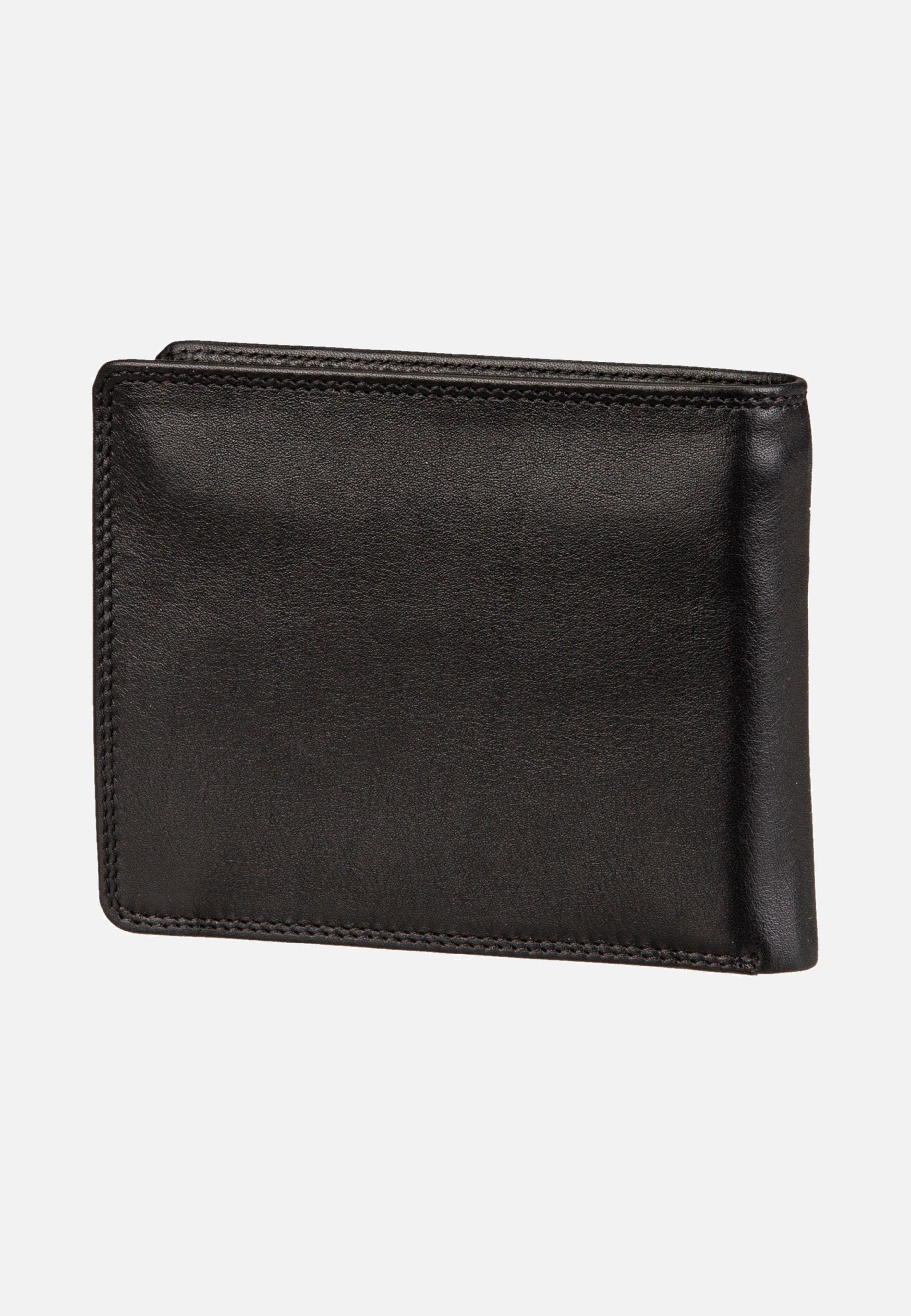 Braun Büffel Golf RFID Coin Wallet 8Cs Black Portemonnaie