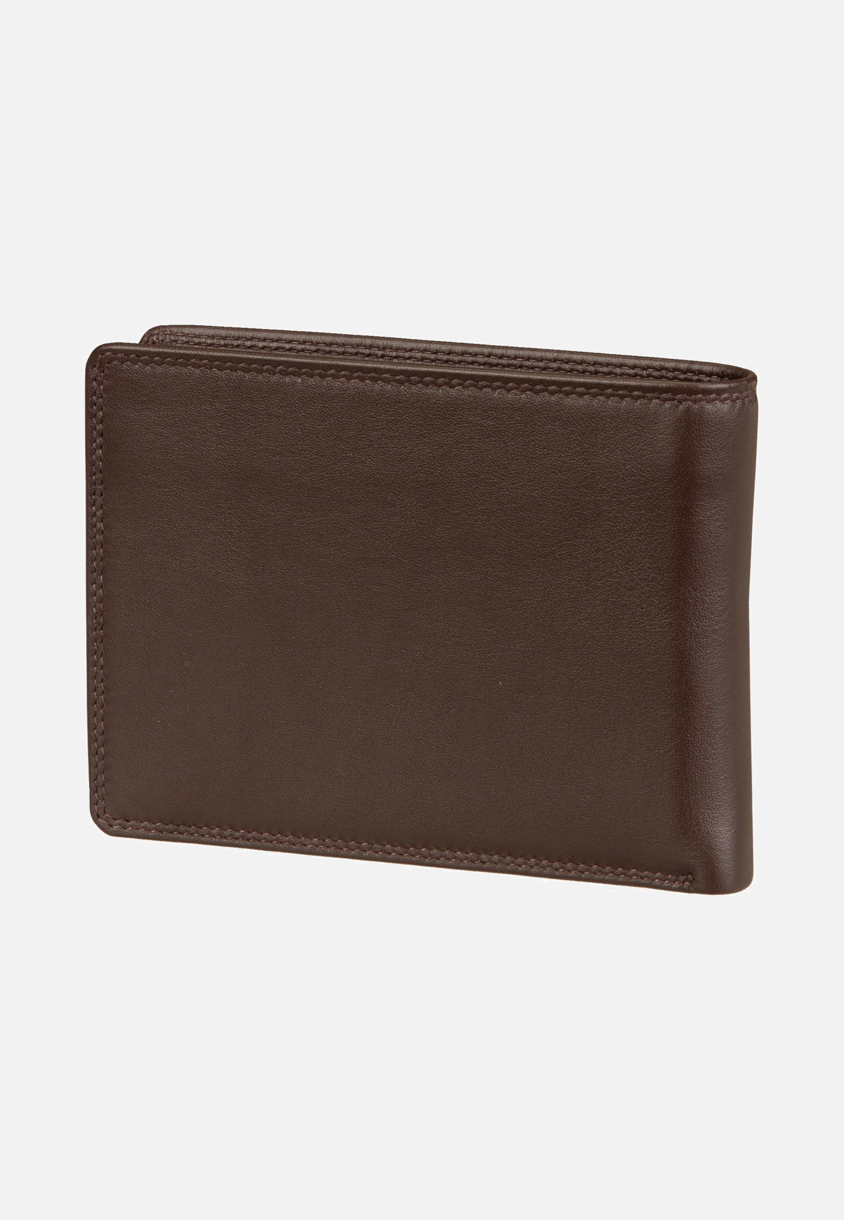 Braun Büffel Golf RFID Coin Wallet 8Cs Braun Portemonnaie