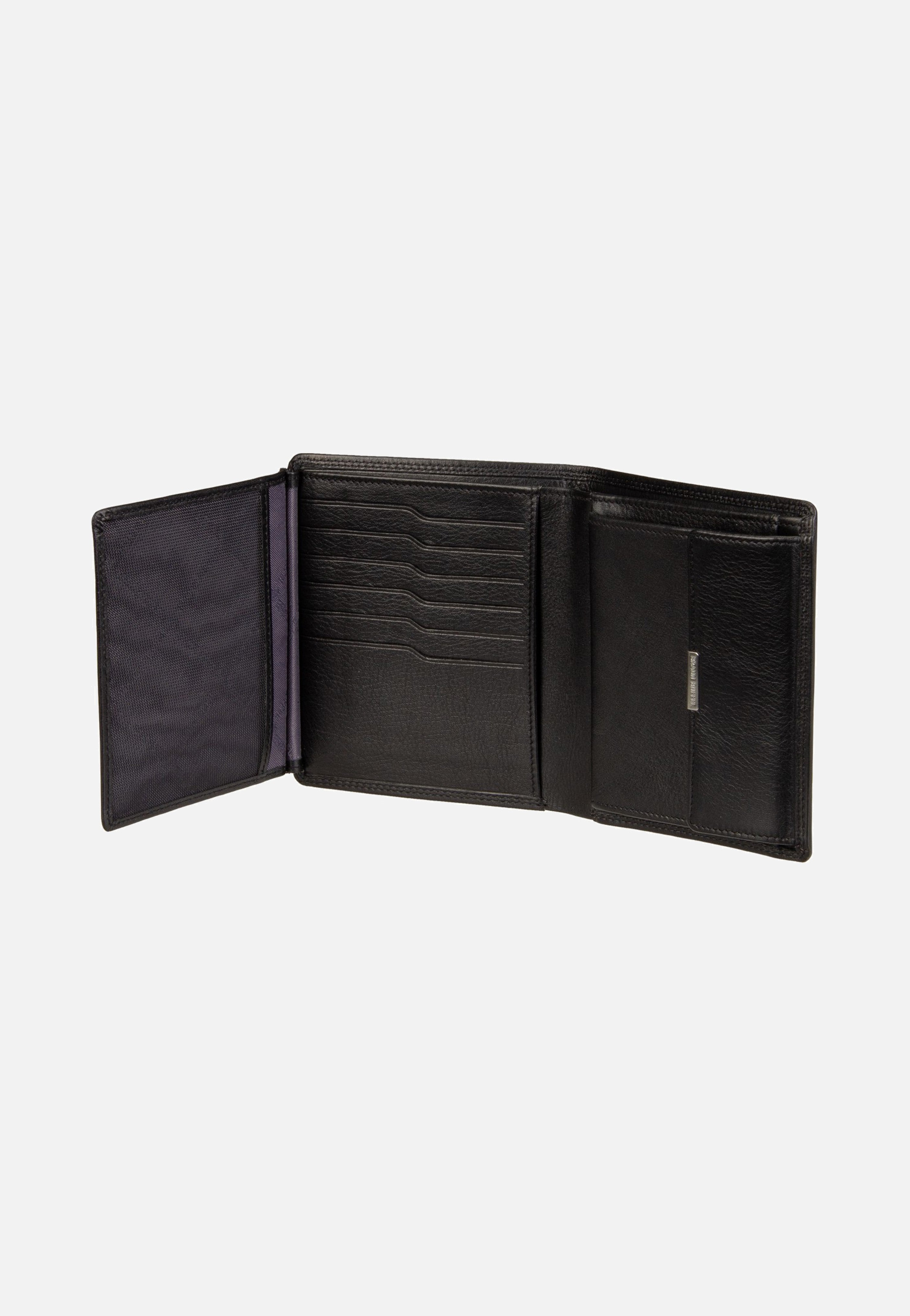 Braun Büffel Golf RFID Coin Wallet H 12Cs Black Portemonnaie