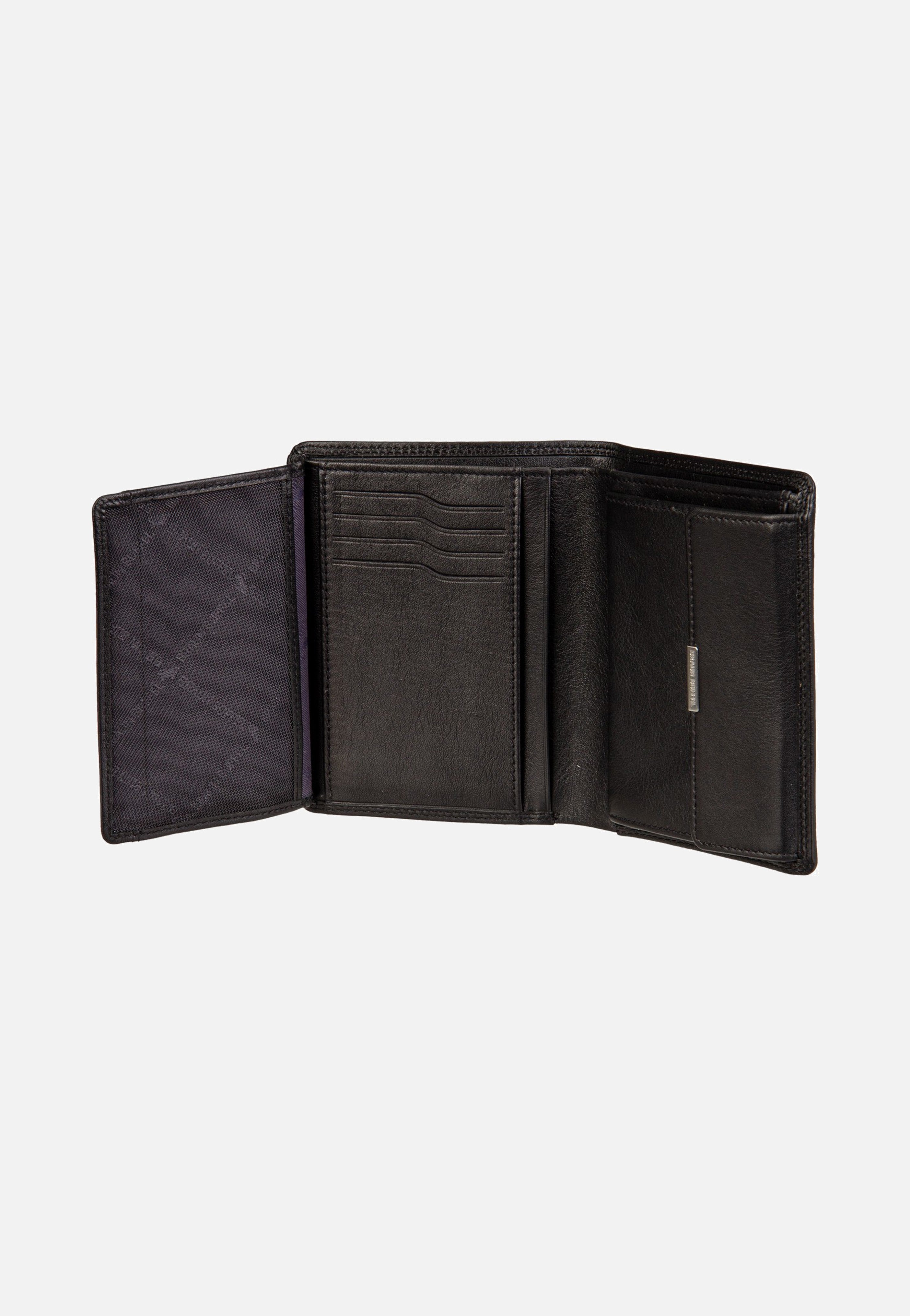 Braun Büffel Golf RFID Coin Wallet H 8Cs Black Portemonnaie