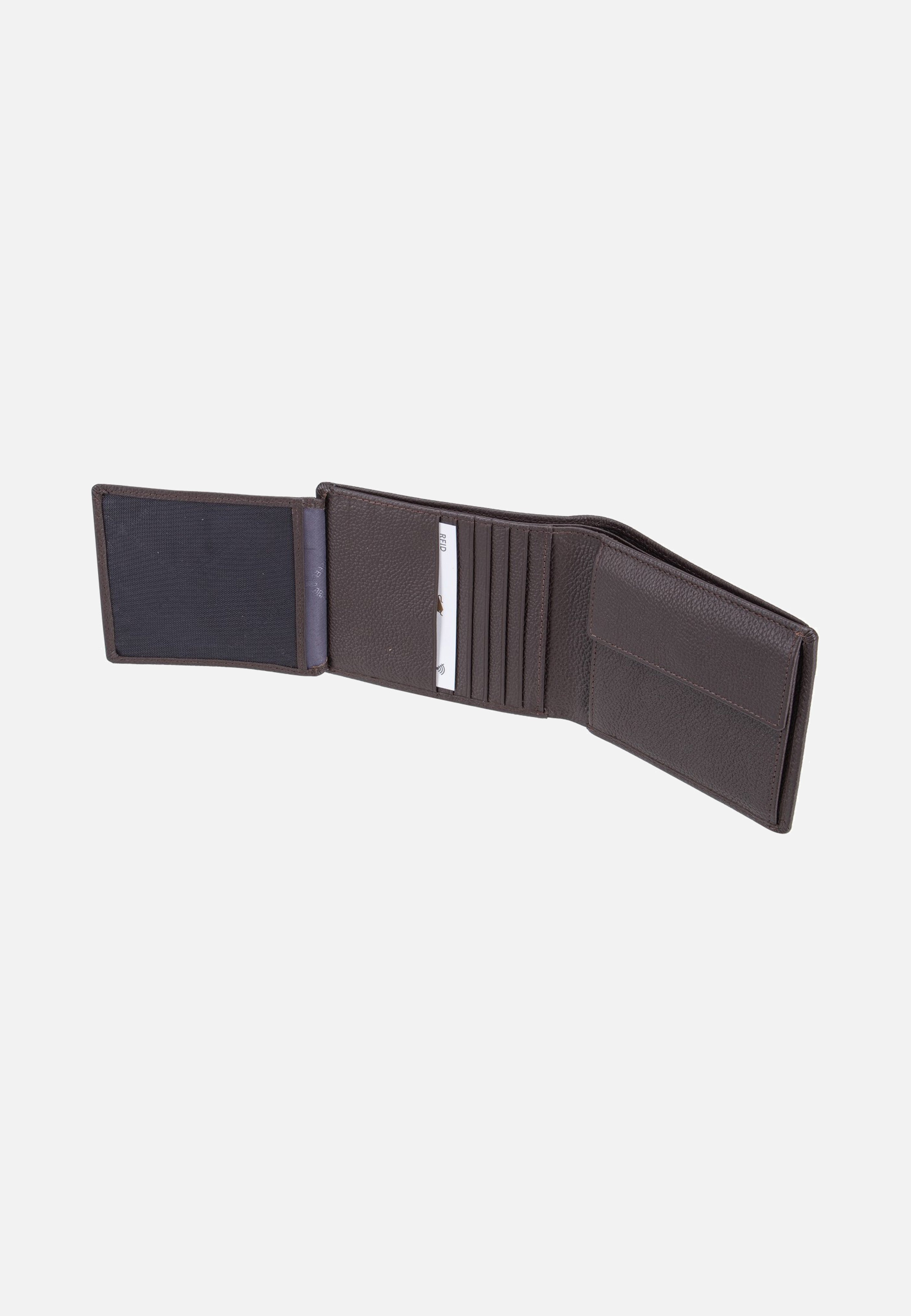 Braun Büffel Prato RFID 11CS Dunkelbraun Portemonnaie