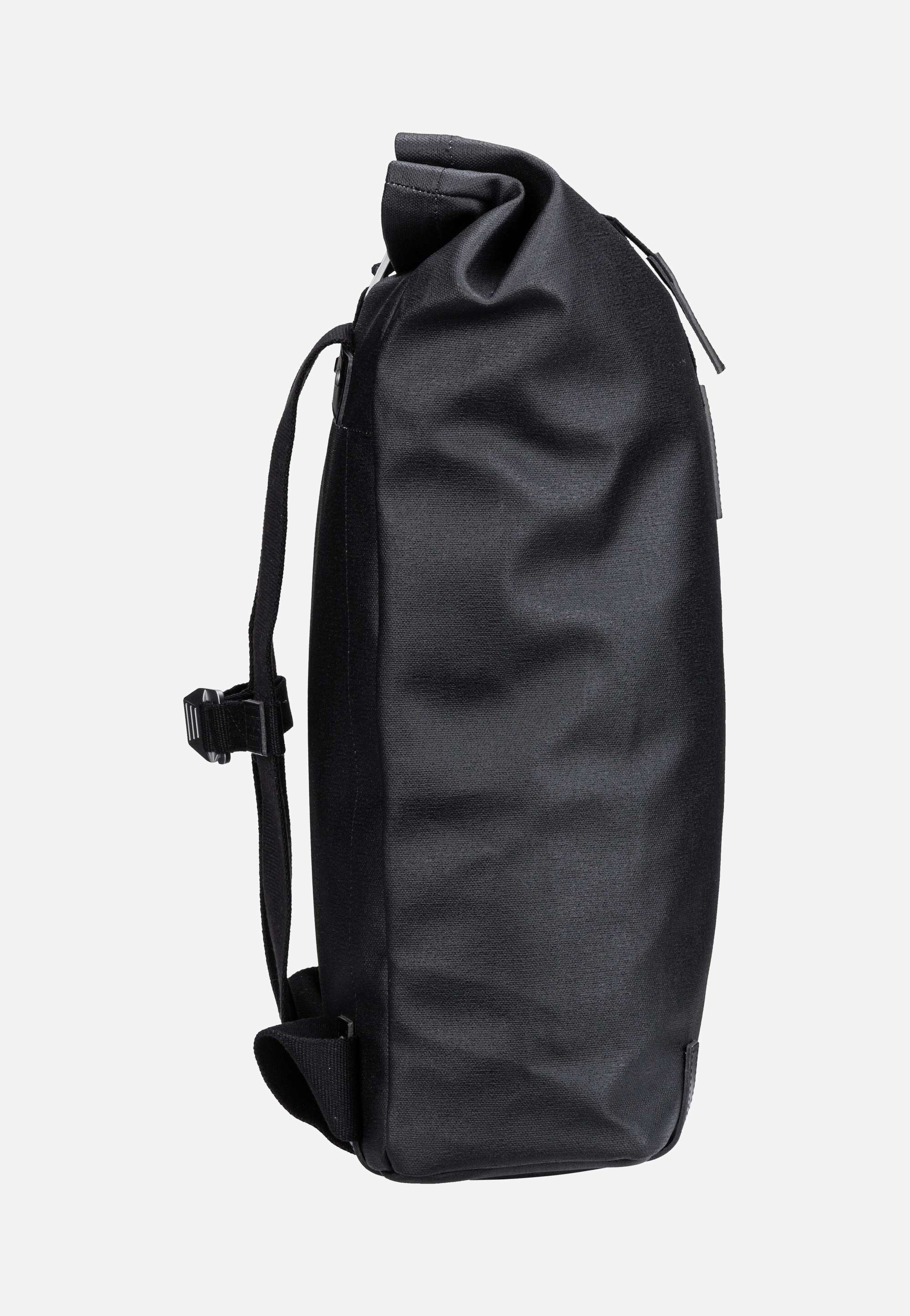 Brooks England - Pickwick Cotton Canvas 26 L Black - Rolltop Backpack | Neutral-Image
