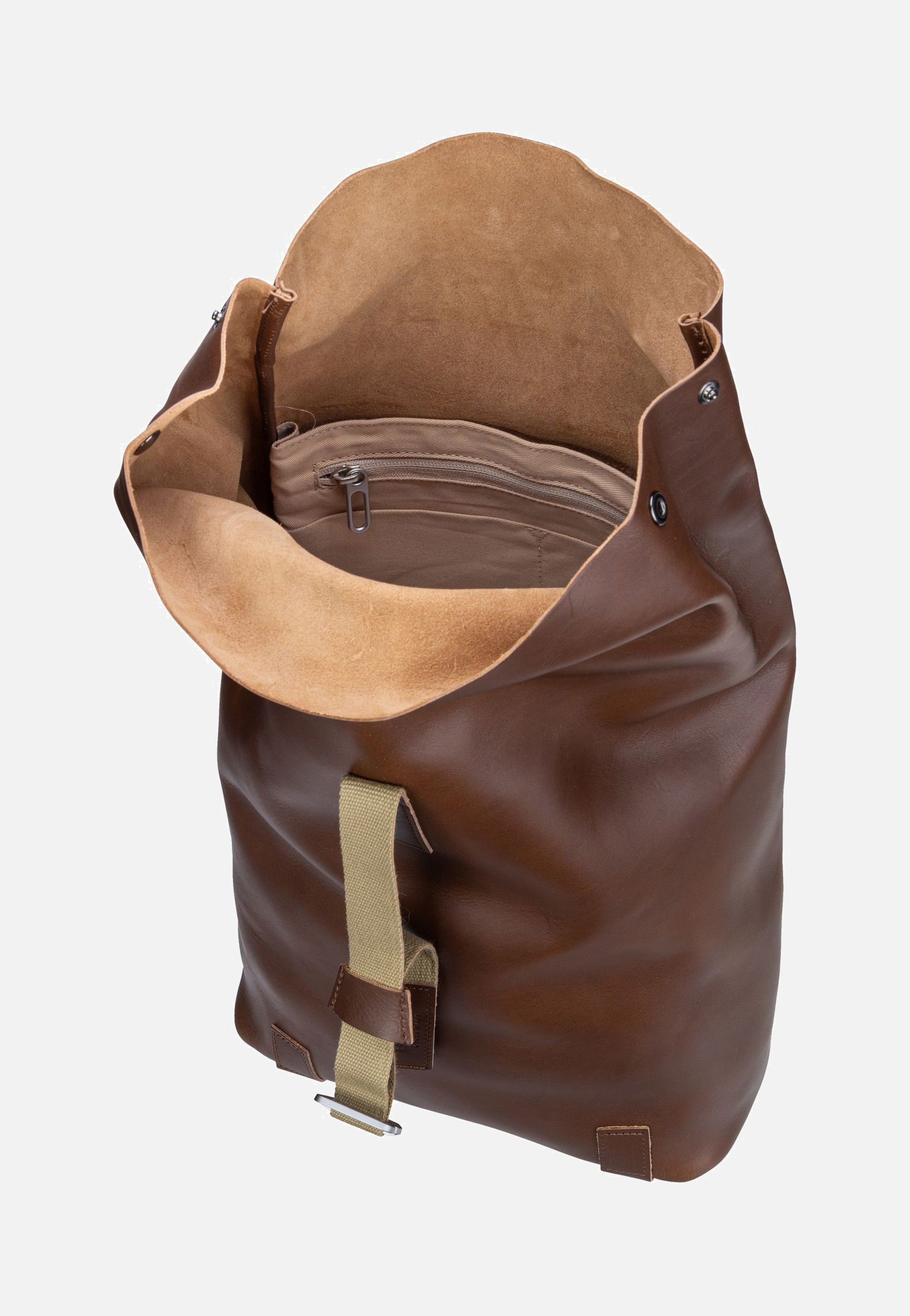 Brooks England - Pickwick Leather 12 L Dark Tan - Backpack | Neutral-Image