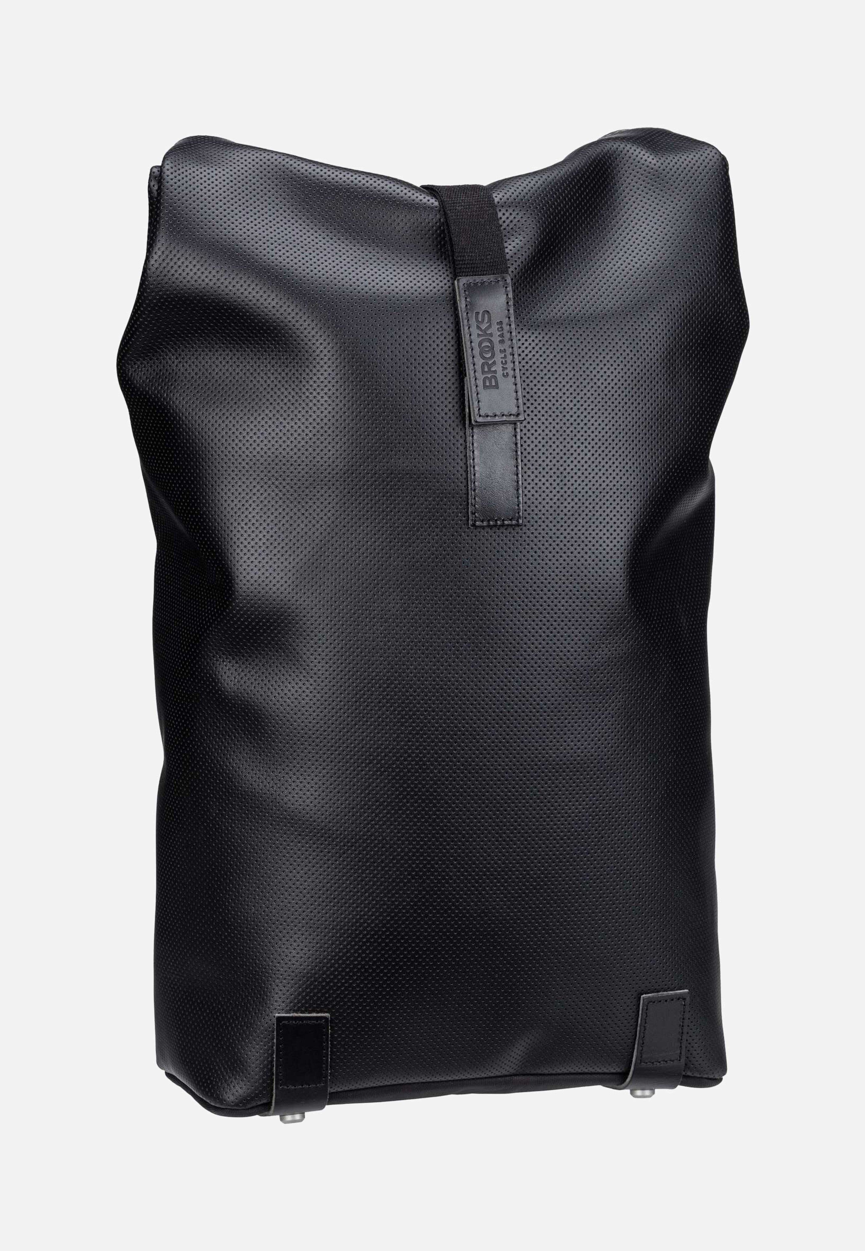 Brooks England - Pickwick Reflective Leather 12 L Black - Rolltop Backpack | Neutral-Image