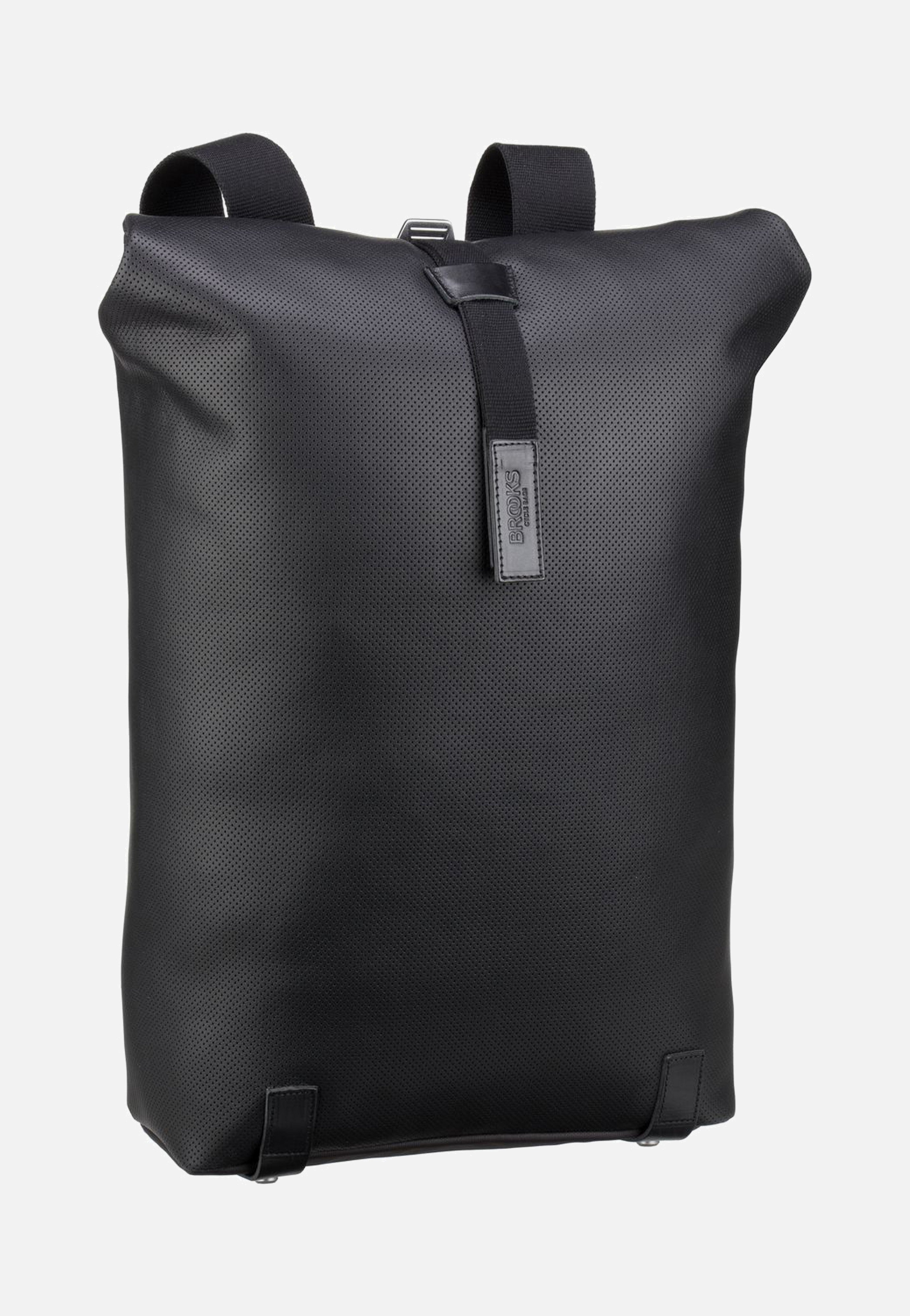 Brooks England - Pickwick Reflective Leather Black - Rolltop Backpack | Neutral-Image